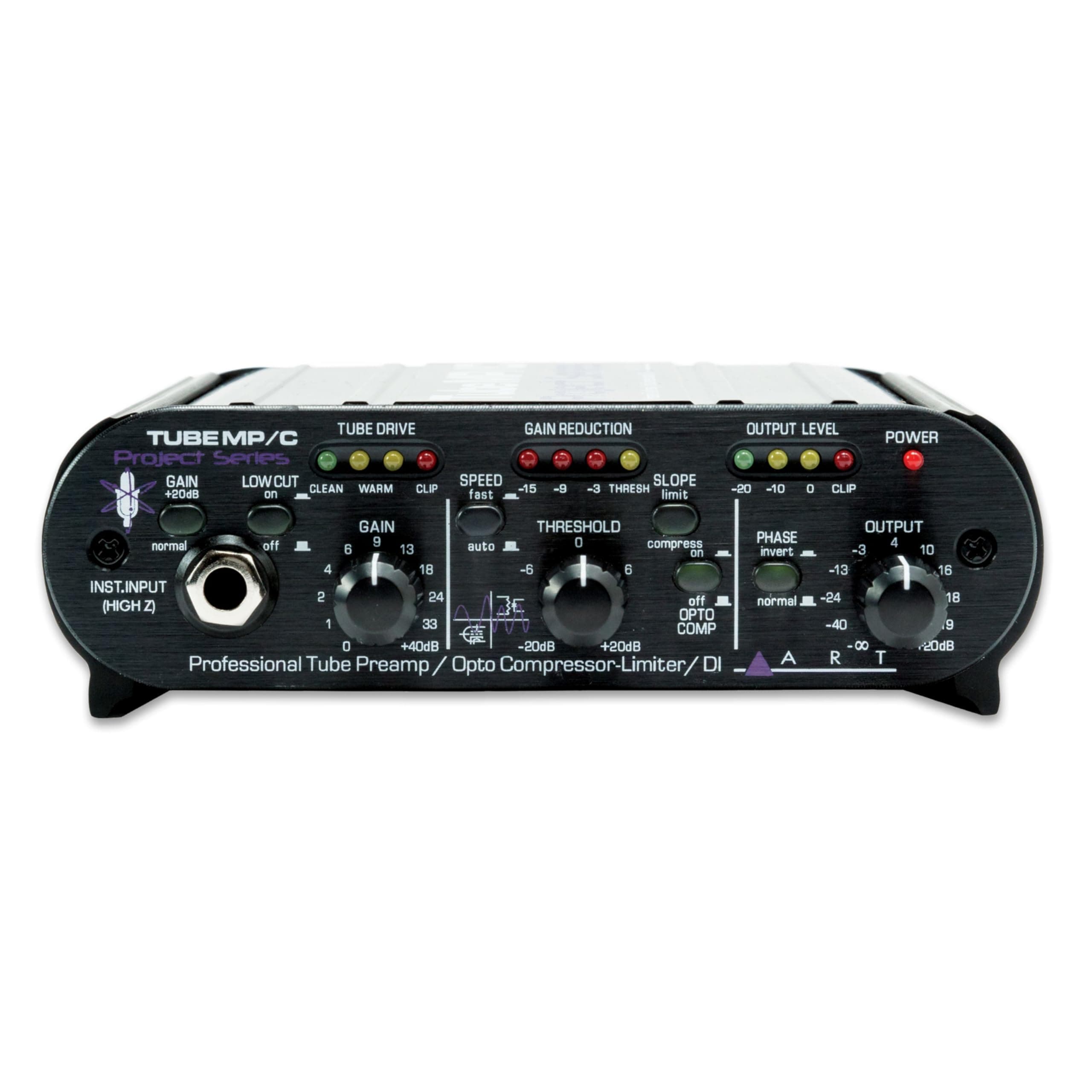 ART Tube MP/C Compact Tube Microphone Preamp (with Opto Compressor)