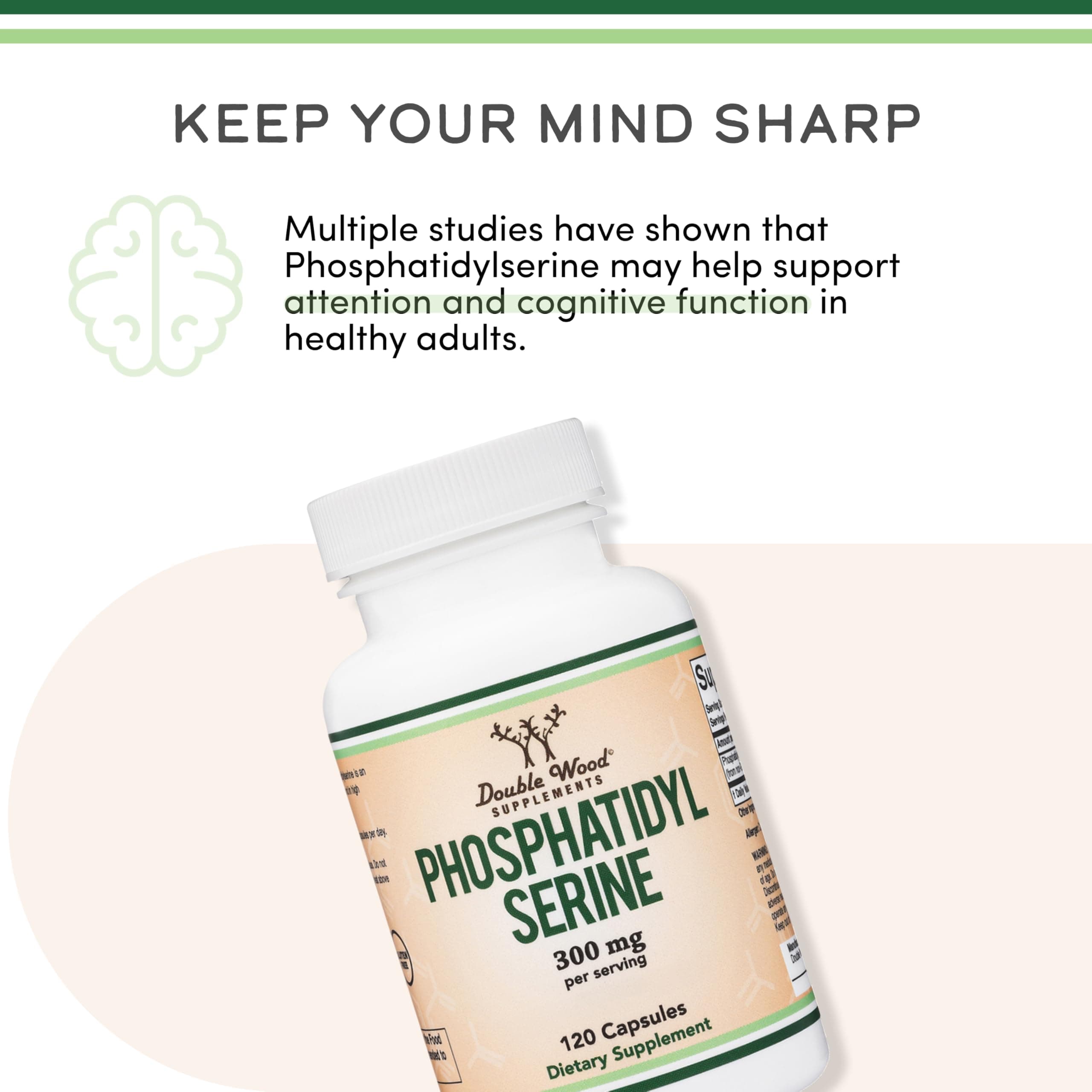 Double Wood Supplements Phosphatidylserine - 120 X 150 Mg Capsules