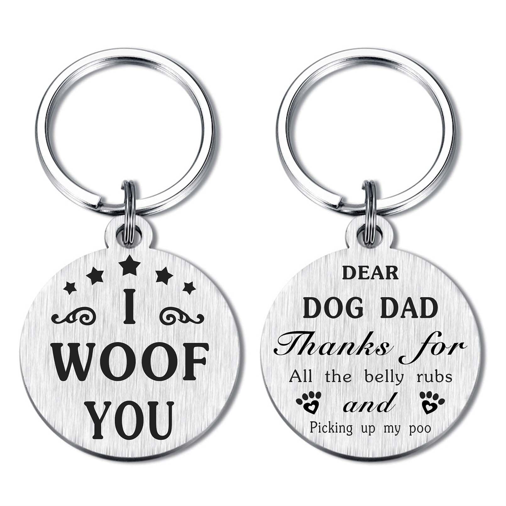 Alotozo Dog Dad Gifts for Men - I Woof You Fathers Day, Birthday, Christmas Presents from Dogs