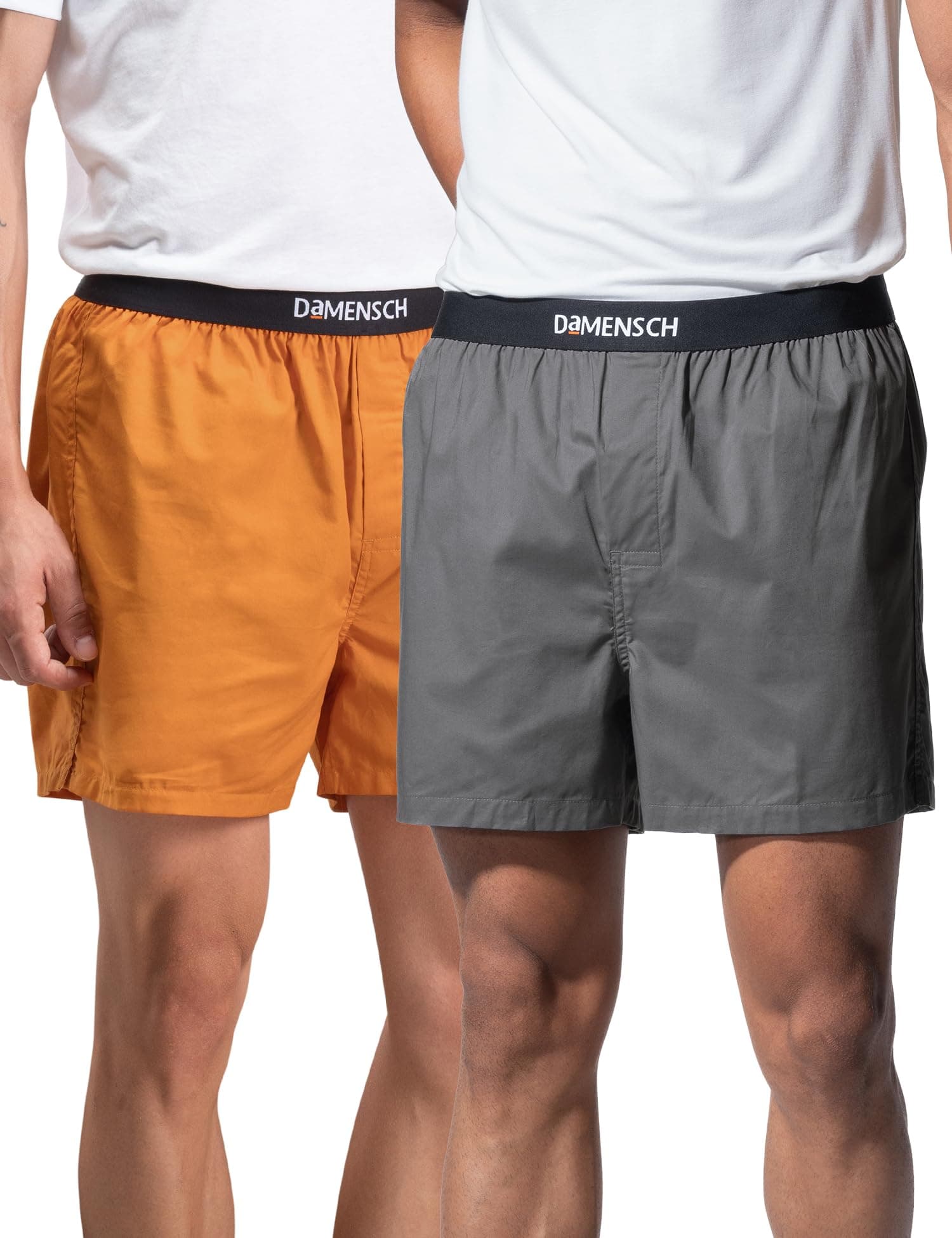 DAMENSCH Solid Ultra-Light Breathable Woven Inner Boxer-Goan Maple, Las Grey-S