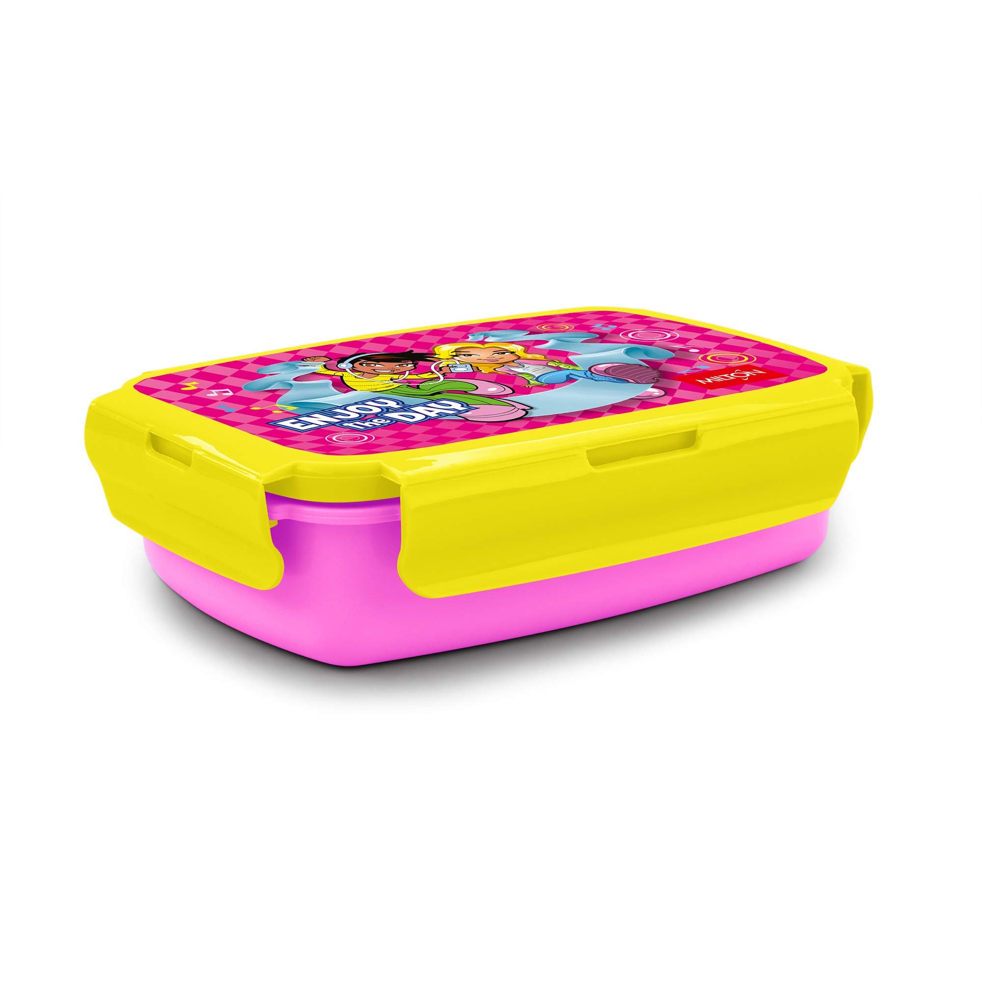 Milton Rocker 700 Jr. Kids Tiffin Box Girls, 700 ml,Pink