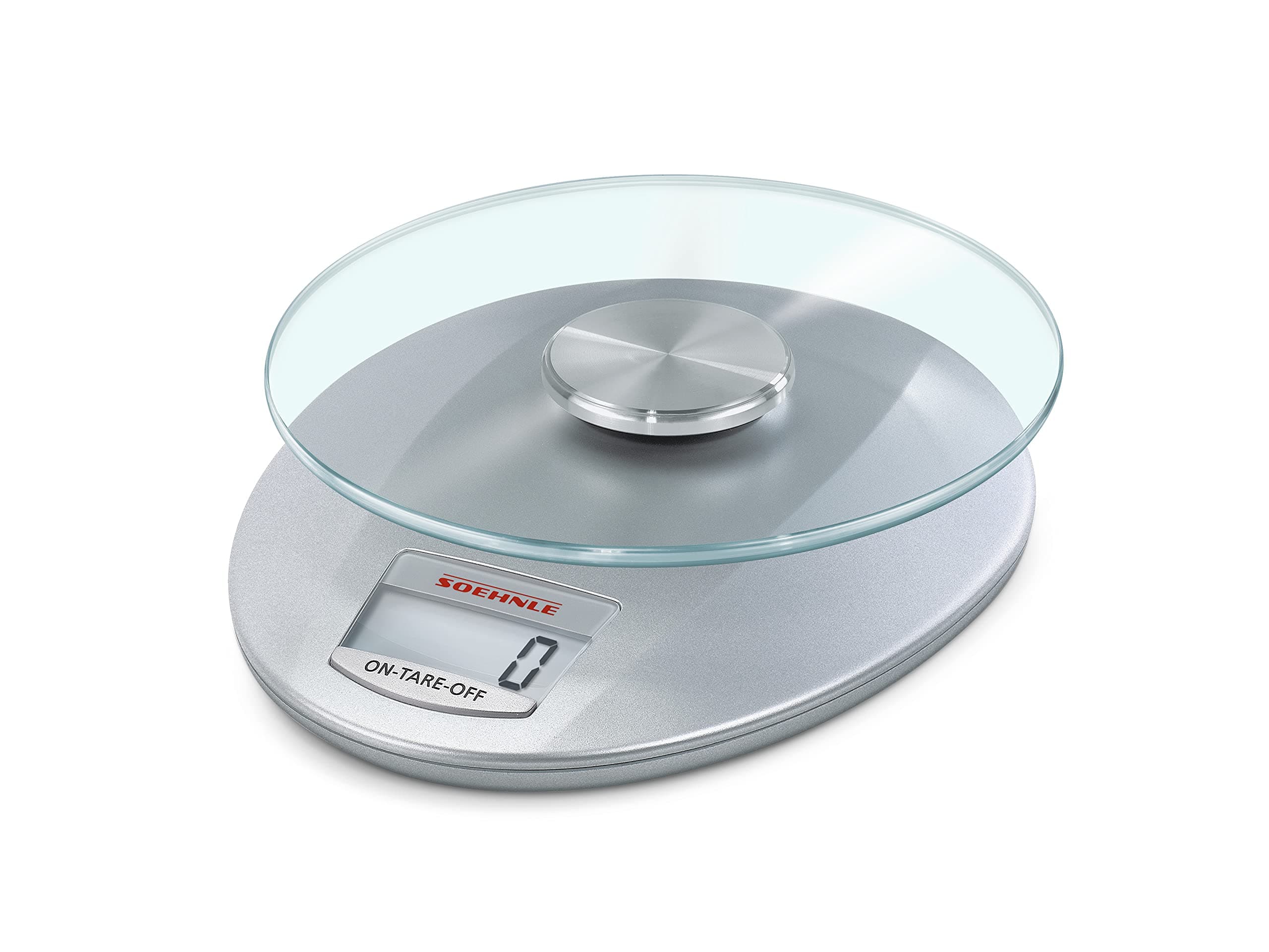 Silver: Soehnle Roma Silver - kitchen scales (LCD, Silver, Glass, Plastic, Glass)
