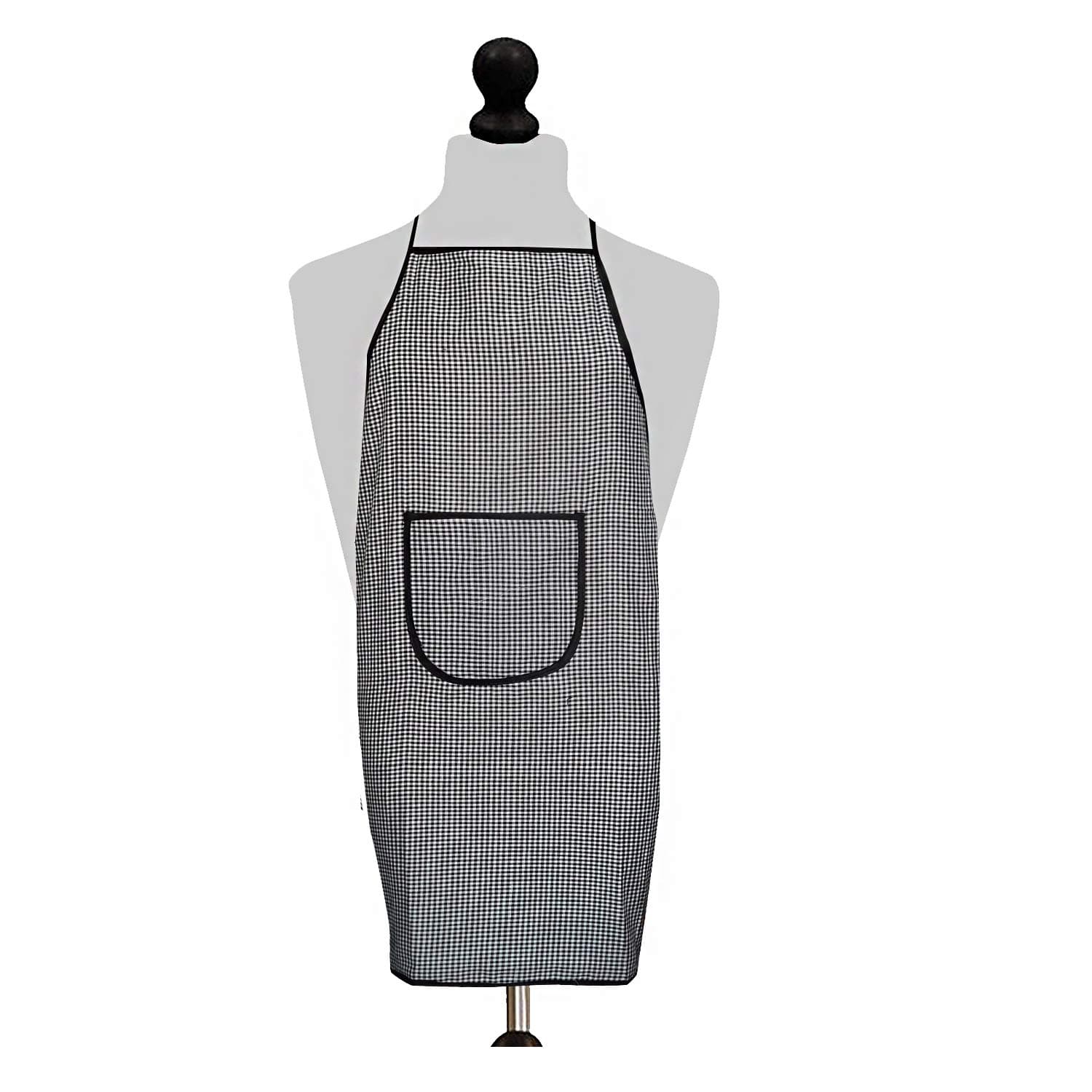 KANUSHI Industries® Apron for Kitchen Waterproof with Front Pocket(APRON-1-PC-BLACK-SCHOL)