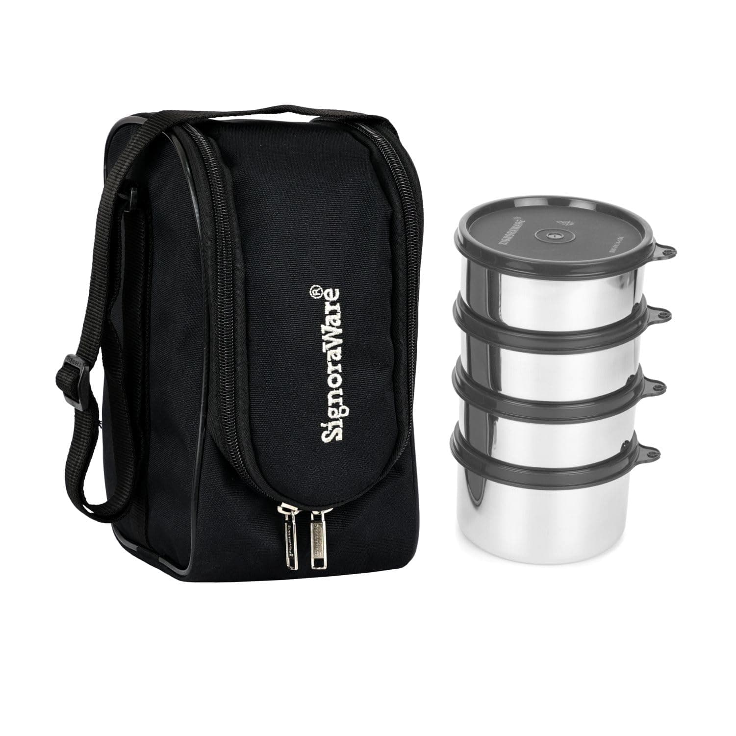 Signoraware Executive SS Lunch Box Set of 3_Aug19
