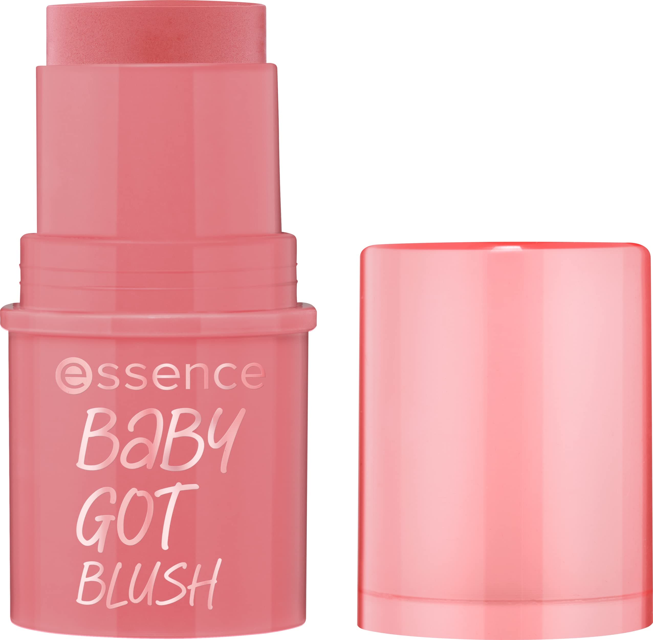 Essence baby got blush 30 rose all day, cream blush stick, pink tone, natural glow, easy blending, dewy finish, 5.5 g