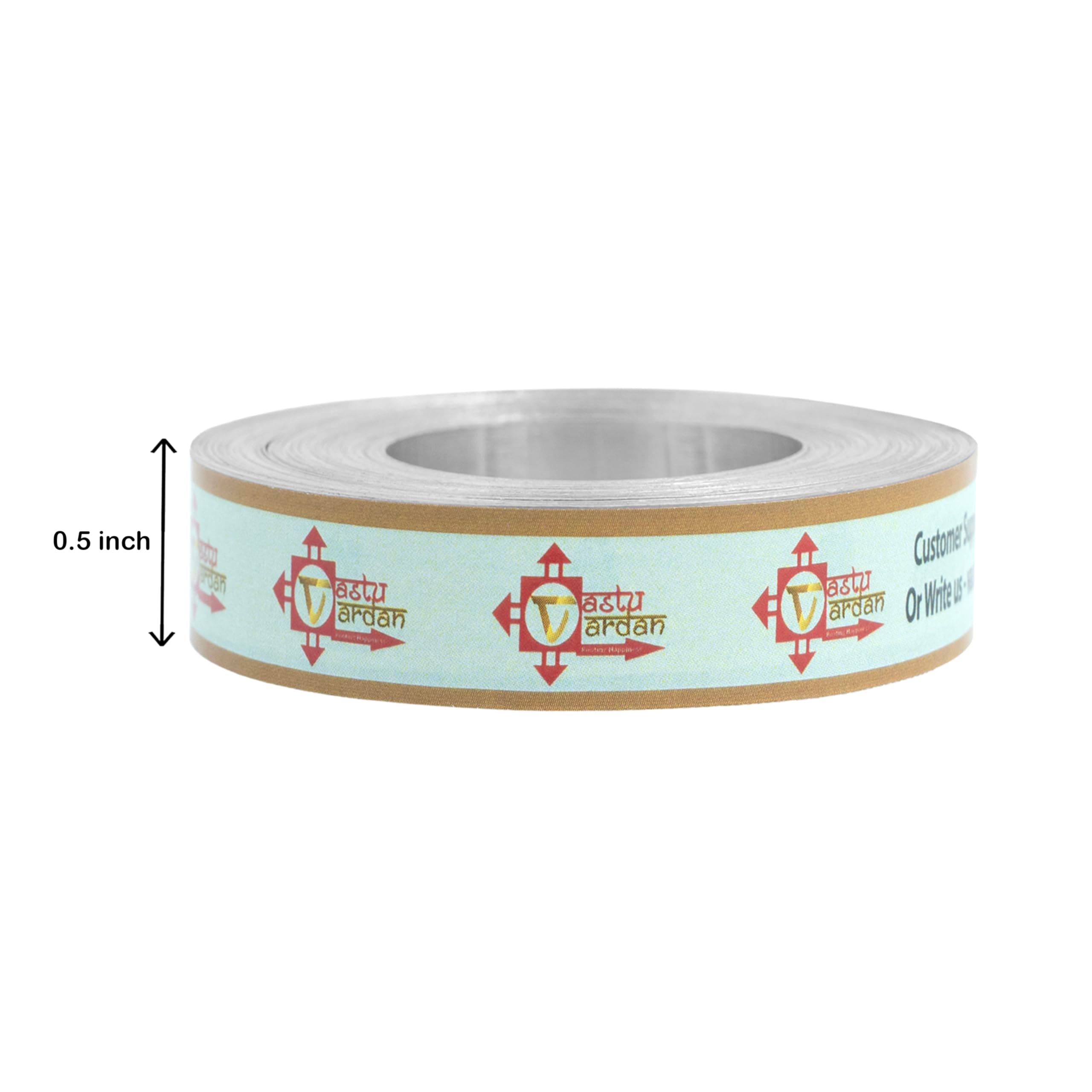 Vastu Vardan All Strip | 0.5 INCH | Pack of 1 | Vastu Remedy | Vastu Strip Remedy | Width-12mm, Thikness-0.2mm, Length-12 Feet Approx.