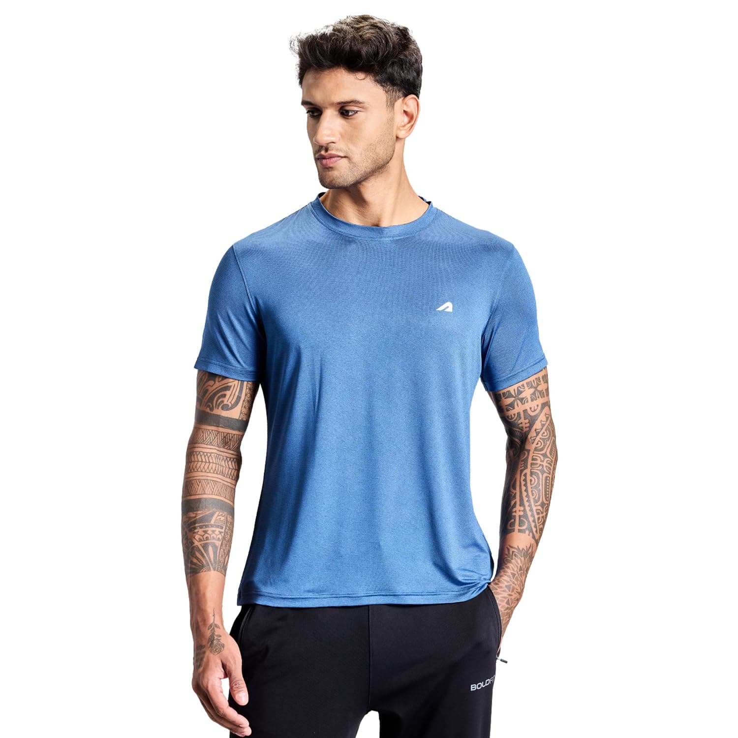 Boldfit Men's Regular Fit T-Shirt (BFTBM3012SBlueXXL_Blue