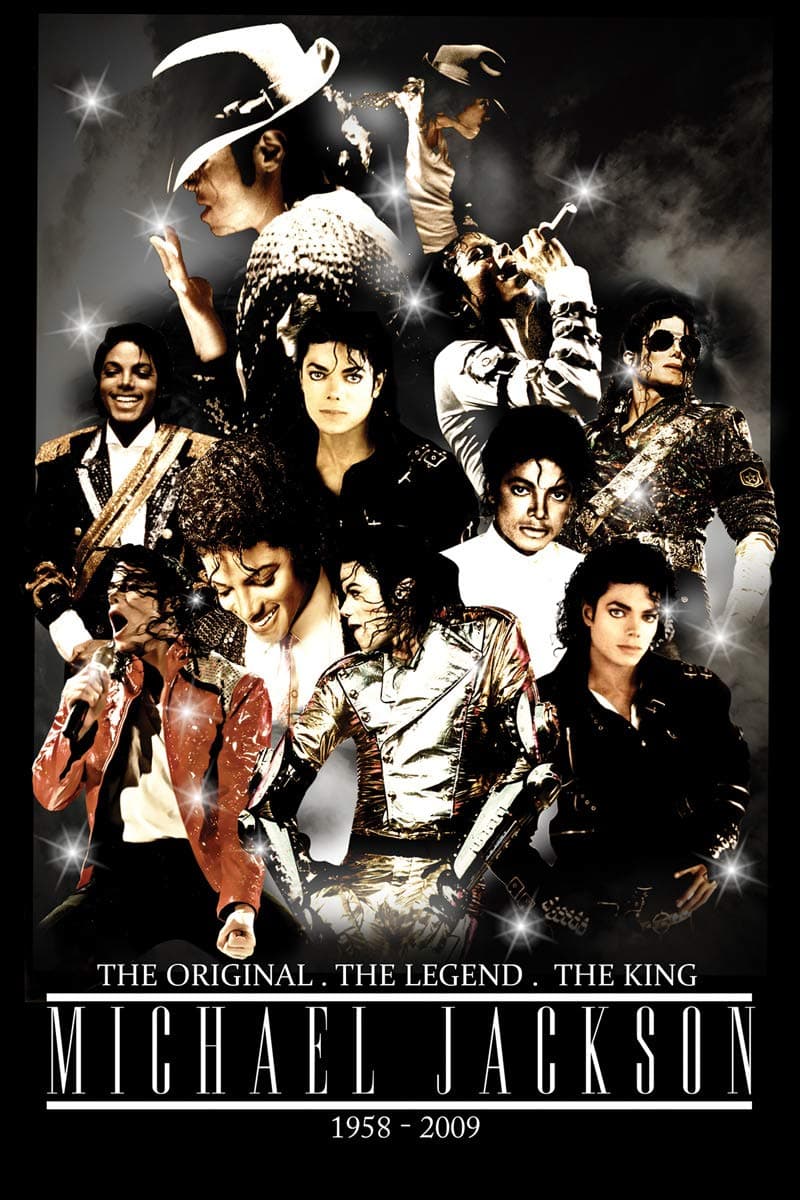 VVWV Mj Michael Jackson Last Dance Vinyl Wall Posters for Boys Girls (Multicolour, 9 x 14 Inches)