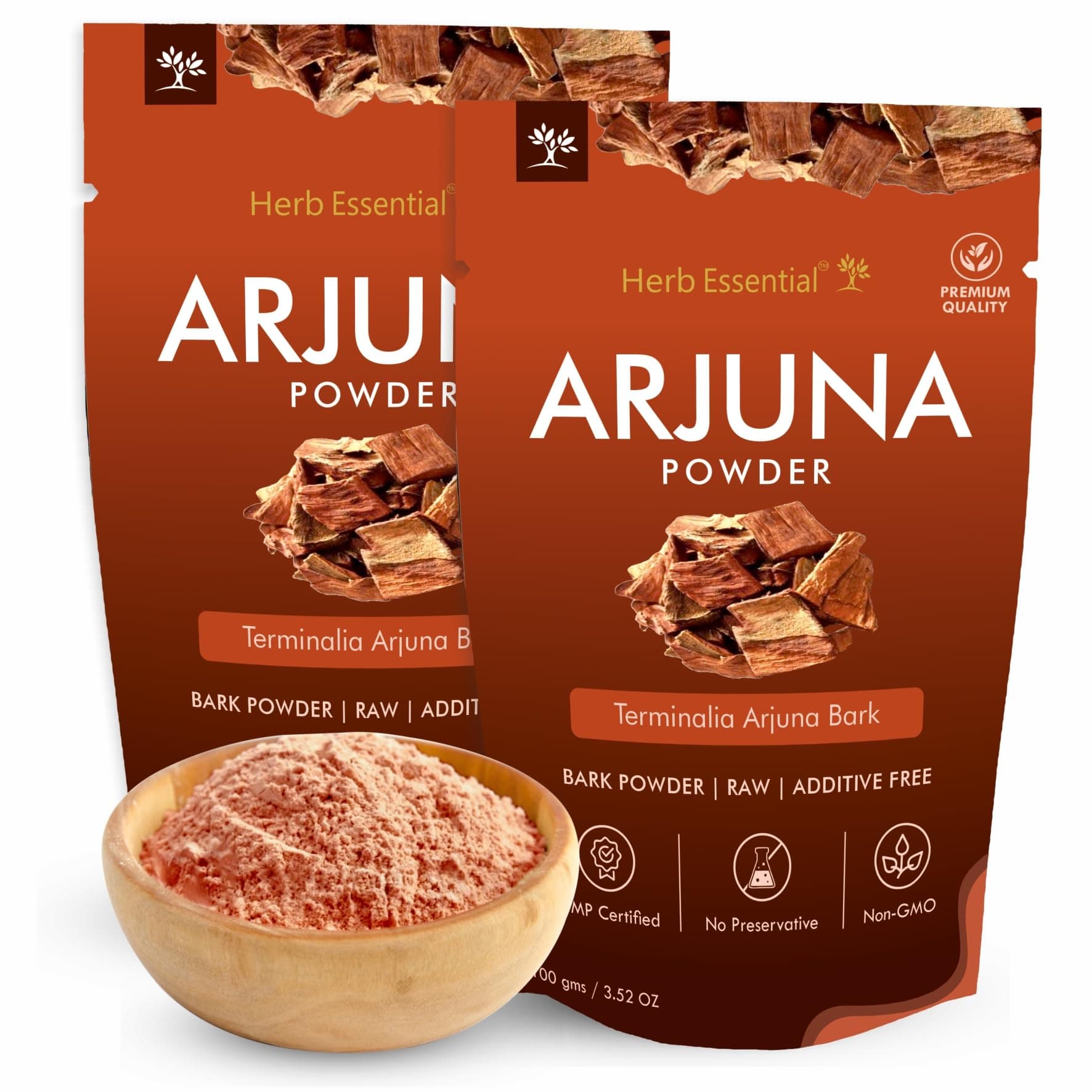 Herb Essential Arjuna Powder 200g (100g x 2), Heart Health Support
