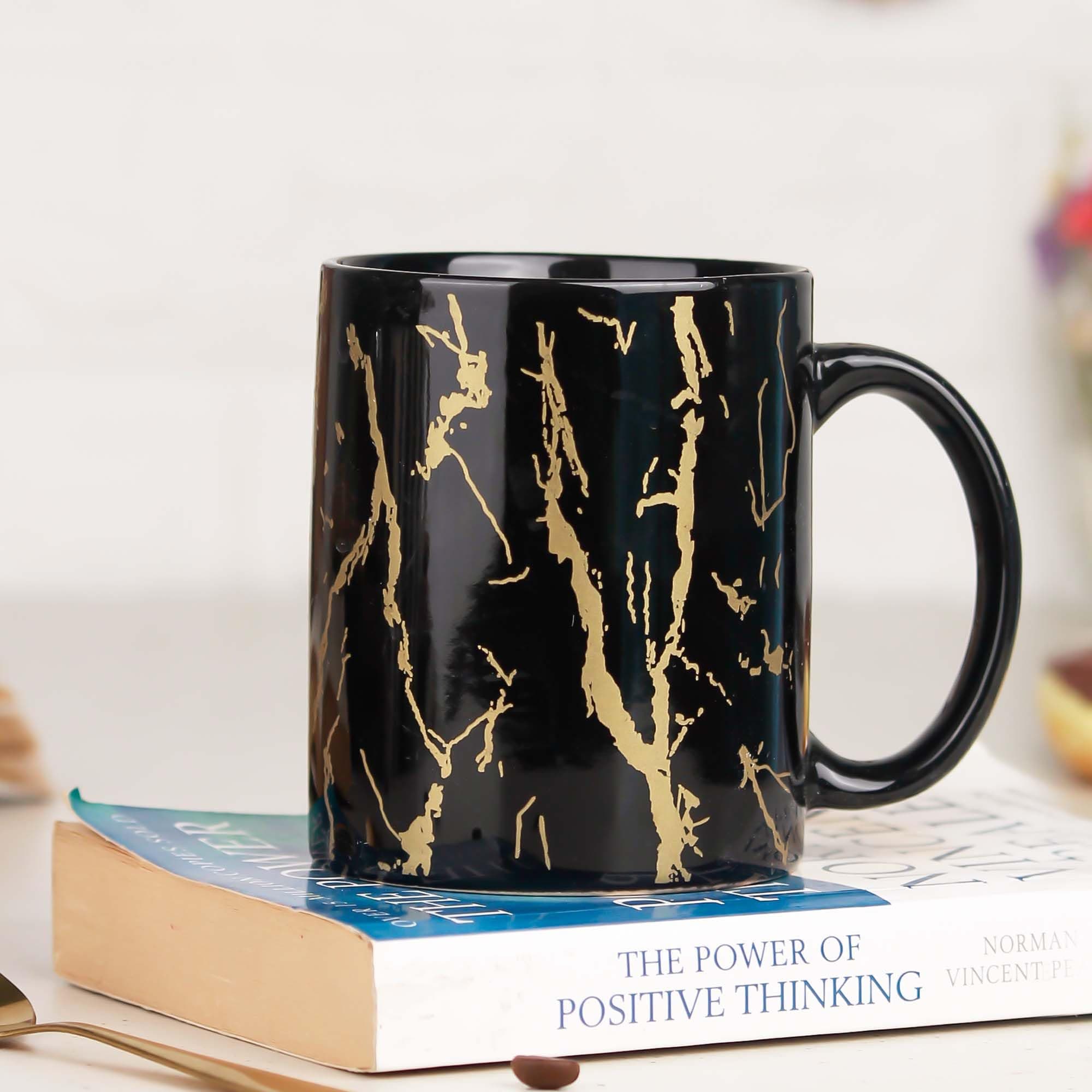 The Earth Store Ceramic Coffee Mug Set of 4| Mugs for Coffee | Tea/Milk Mug | Perfect for Casual Gathering, Giftings, Daily Use