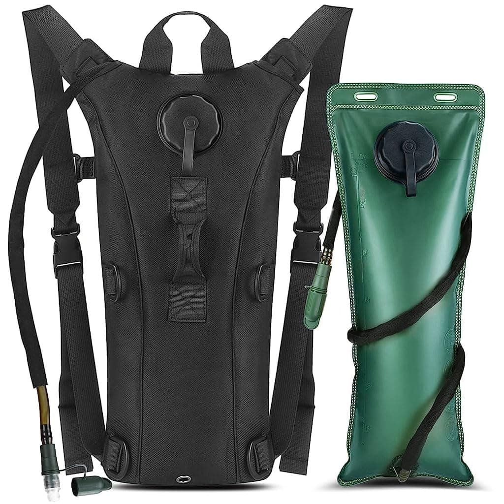 Proberos® Advanced Hydration Backpack with 3L Water Bladder - Tactical, Leak-Proof & BPA-Free, Ideal for Hiking, Biking & Running, Durable Oxford & Nylon Material, Insulated, Multi-Carry Options