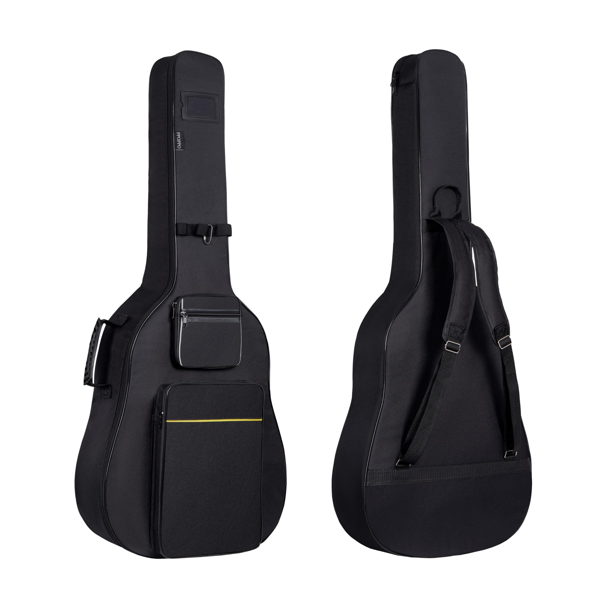PPOPPO 40/41/42" Acoustic Guitar Bag,Oxford Fabric with 0.35" Thick Padding