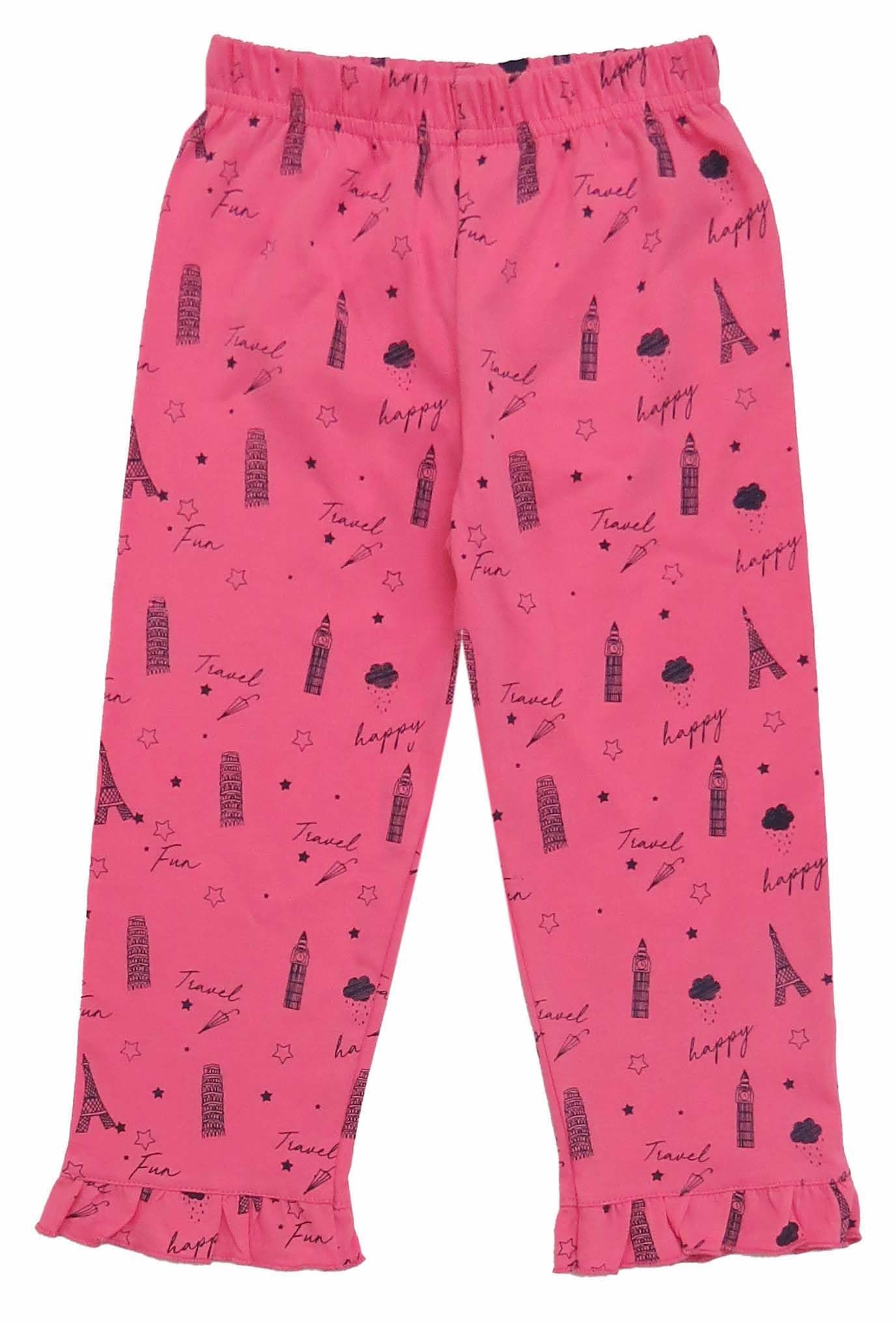 Clothe Funn Baby Girls Co-Ordinate set, Full Sleeve T-Shirts & Full Pant