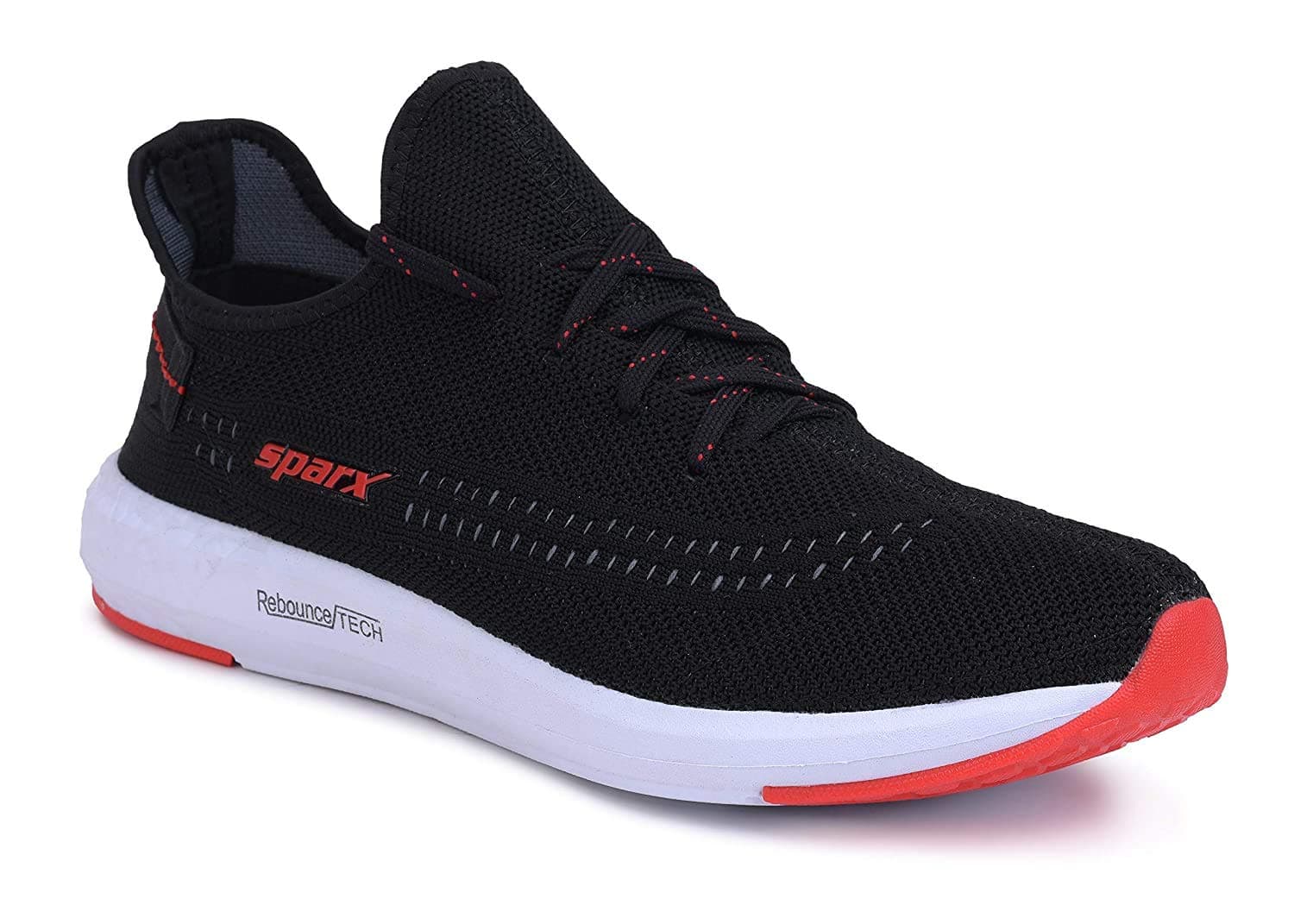 SPARX Trending & Stylish Men's Outdoor Sports/Walking/Running/gynmming Shoe SM-482 Black Red UK-7