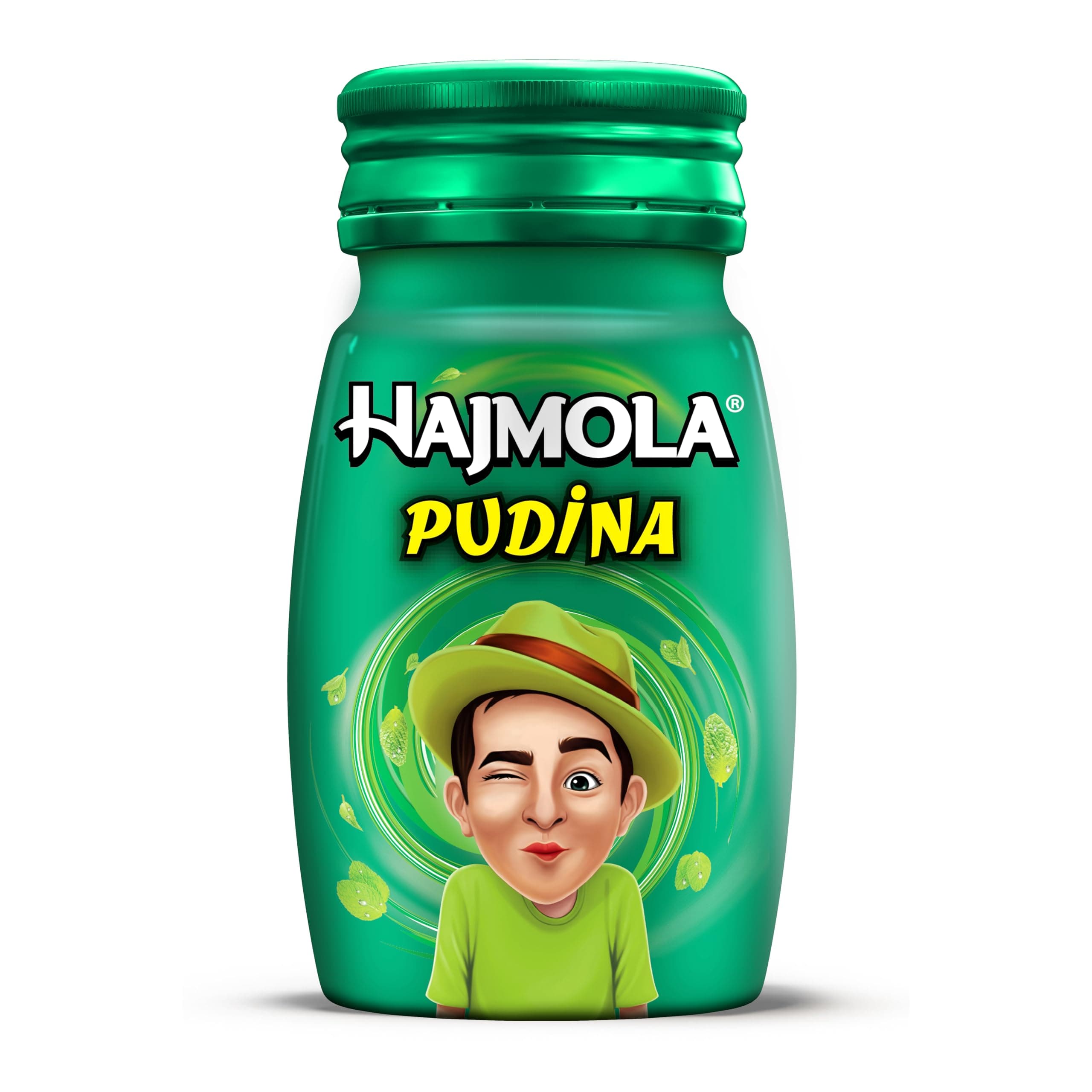 Dabur Hajmola : 100% Ayurvedic Tasty Digestive Tablets for Improved Digestion and Relief from flatulence , Pudina flavour-120 tabs