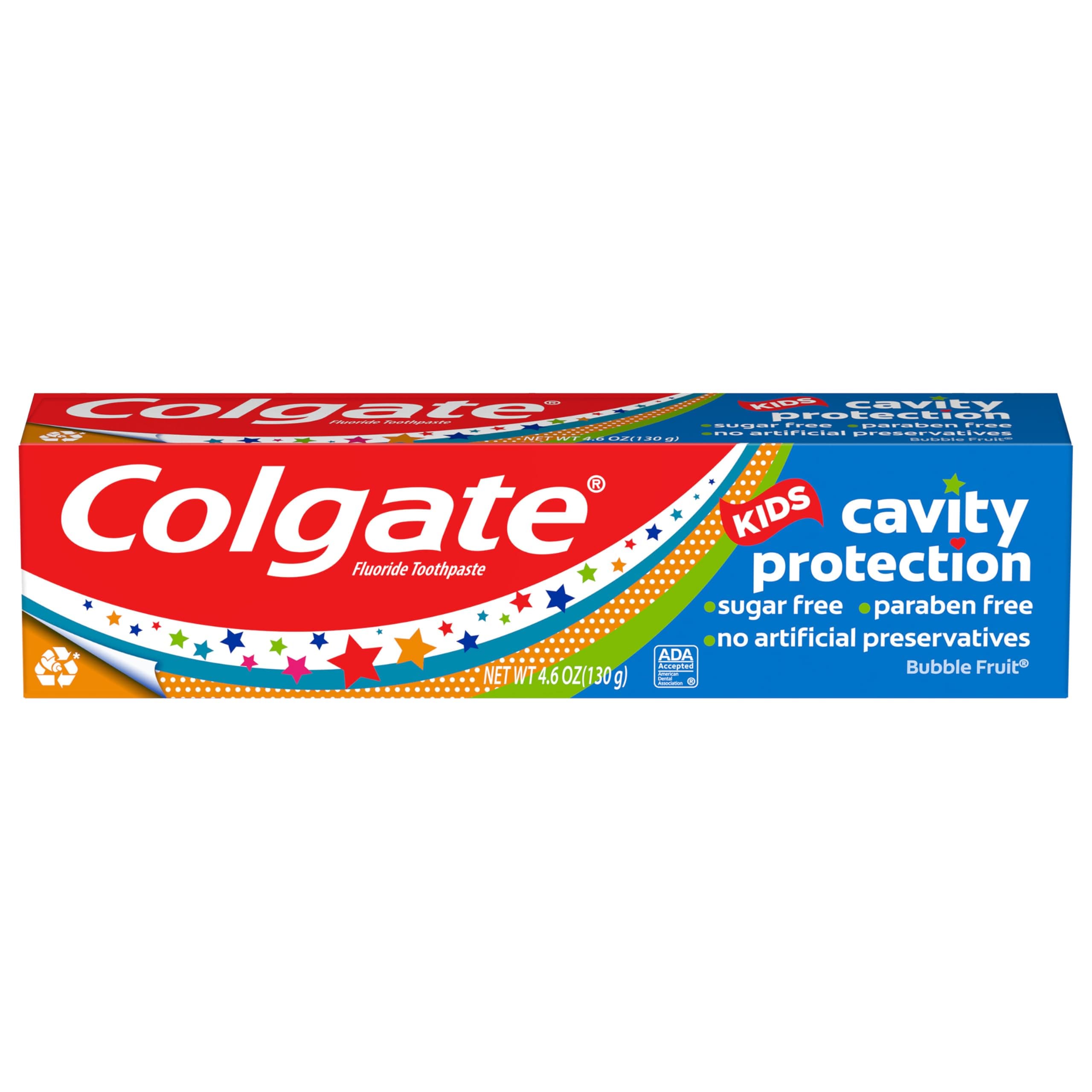 Colgate Kids Cavity Protection Toothpaste, Bubble Flavor, 4.6 Ounce