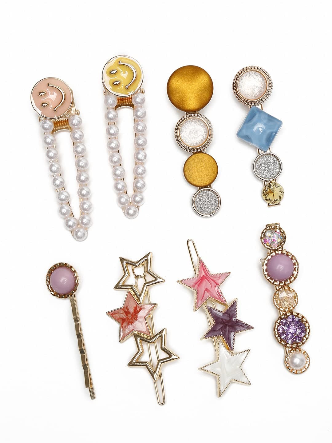 YouBella Women's Jewellery Combo of Hair Clips