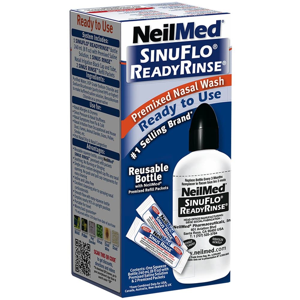 Neilmed Neil Med Sinuflo Ready Rinse, 8 Ounces Bottle