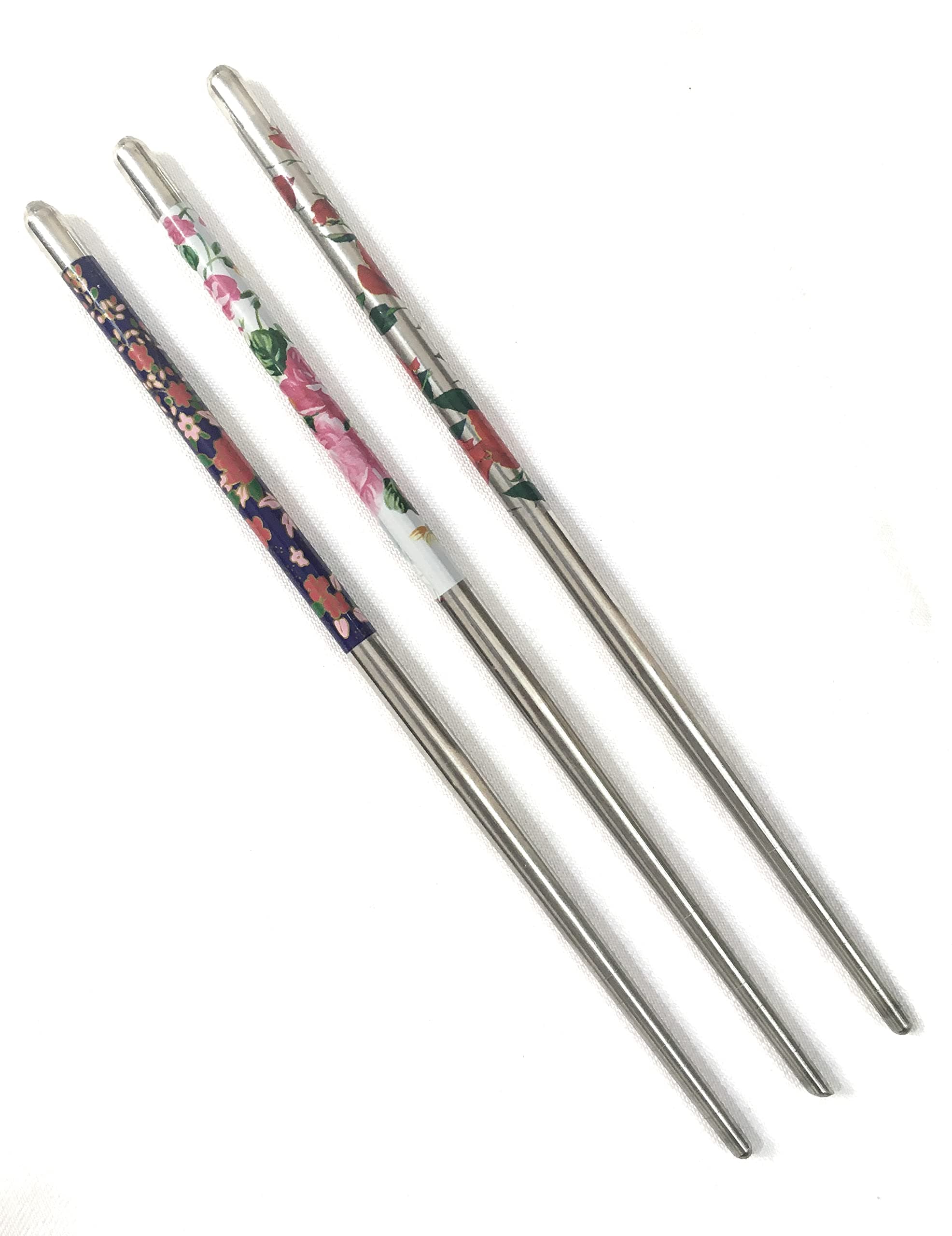 Triply9 Metal Bun Stick-19 Cm (Multicolor) (Pack of 3)