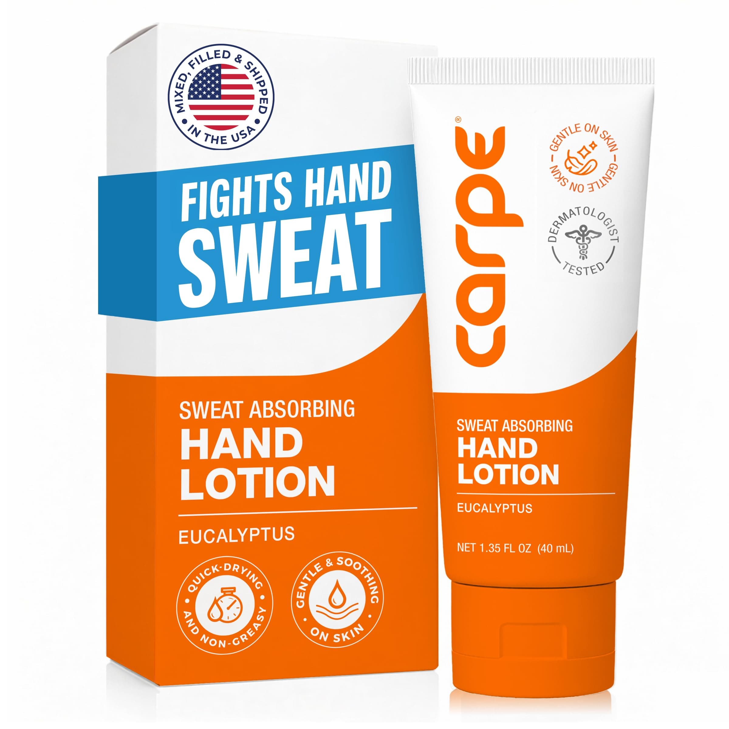 Carpe Antiperspirant Hand Lotion For Unisex, 40 Ml