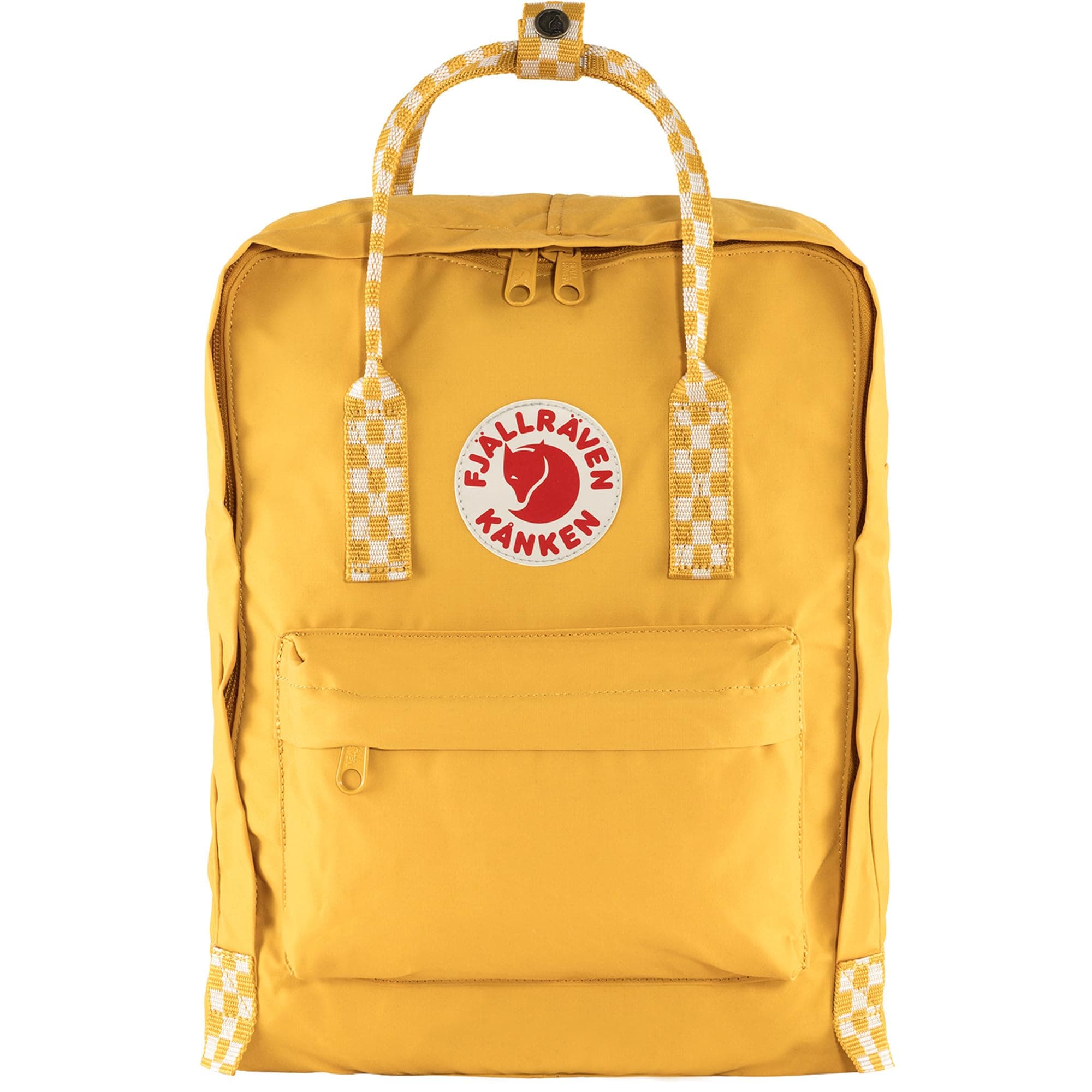 Fjallraven Kanken - Ochre Chess Pattern