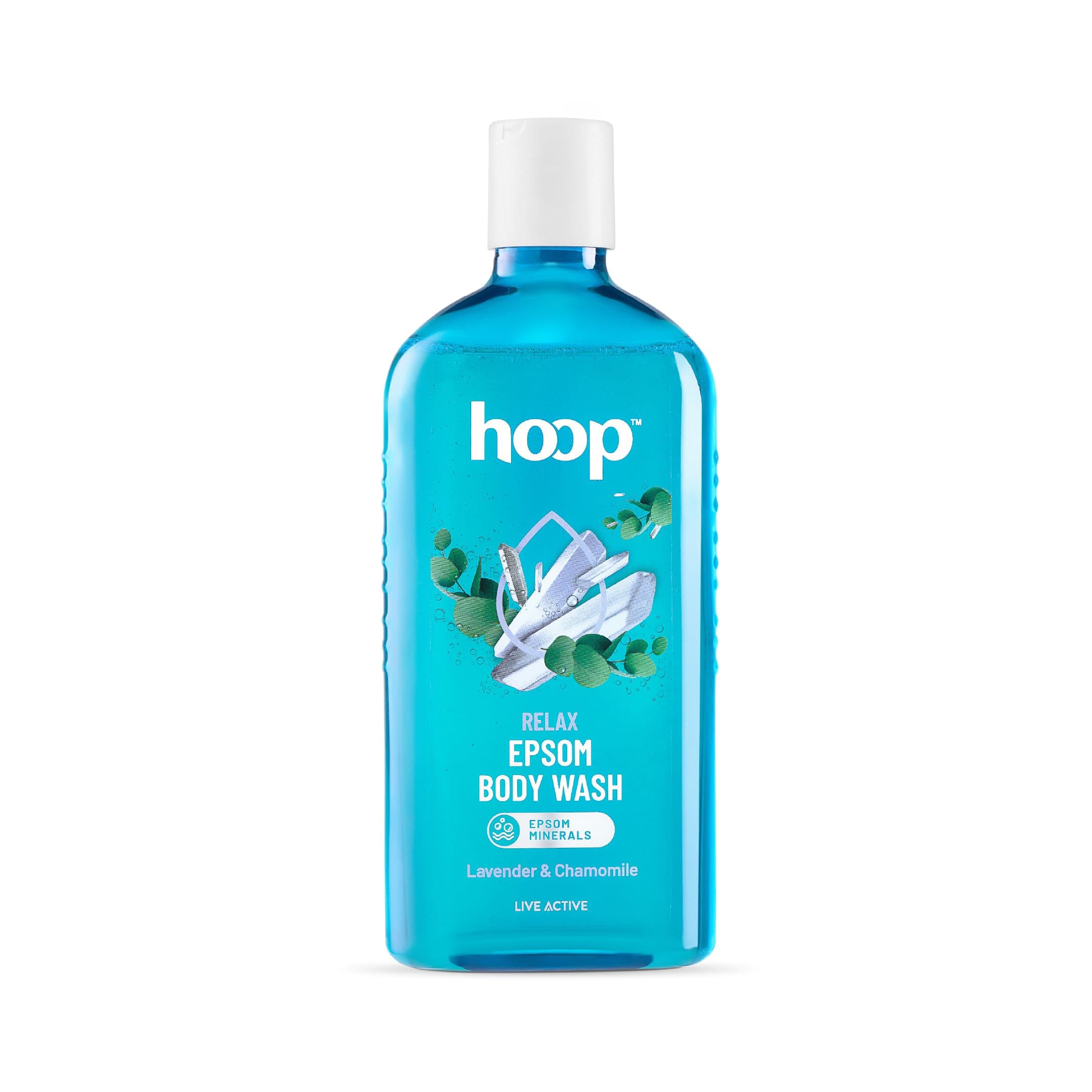 hoop Epsom Body Wash Relax | Epsom Salt, Lavender & Chamomile | 300ml