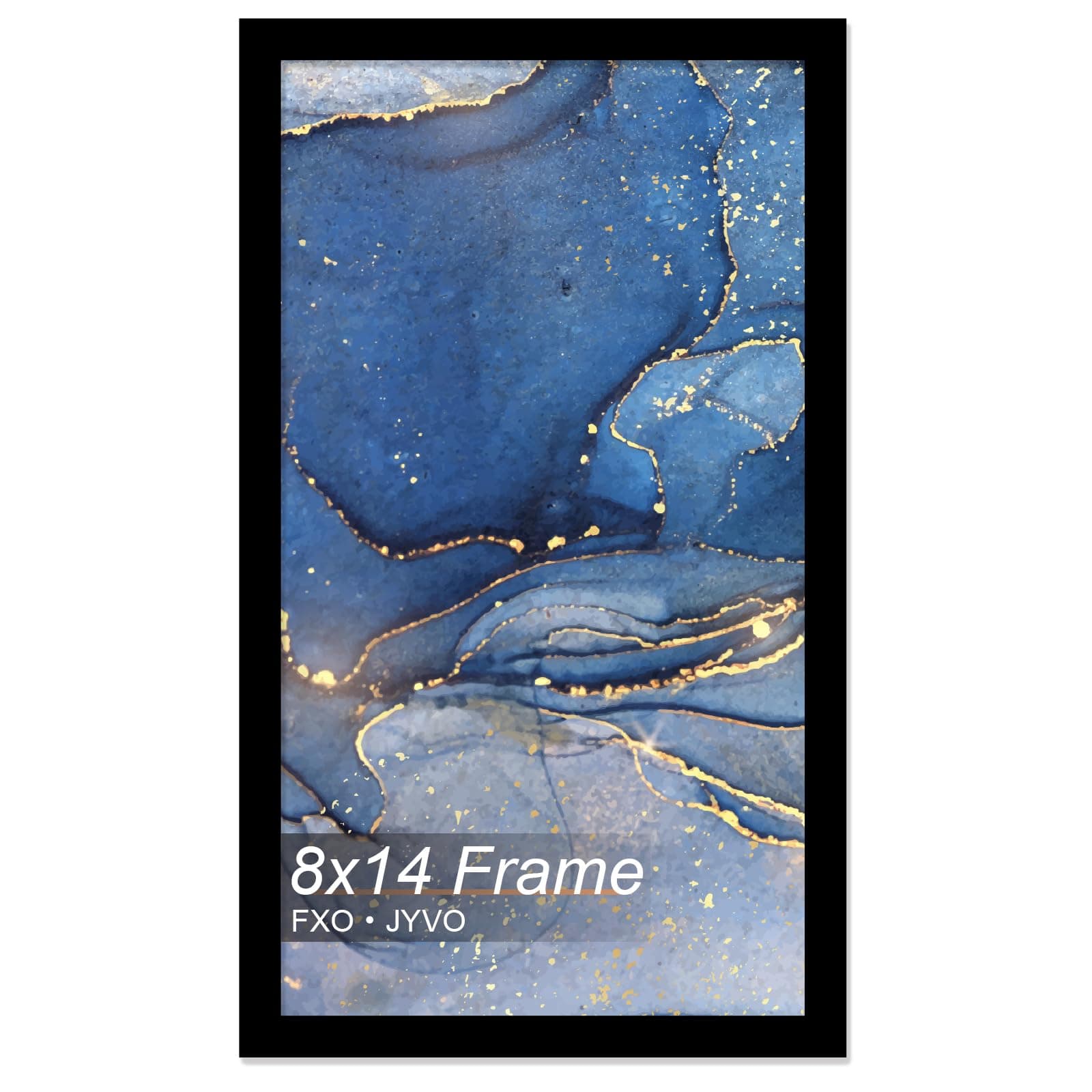 Fxojyvo 8x14 Picture Frame for Photo Poster Horizontally/Vertically