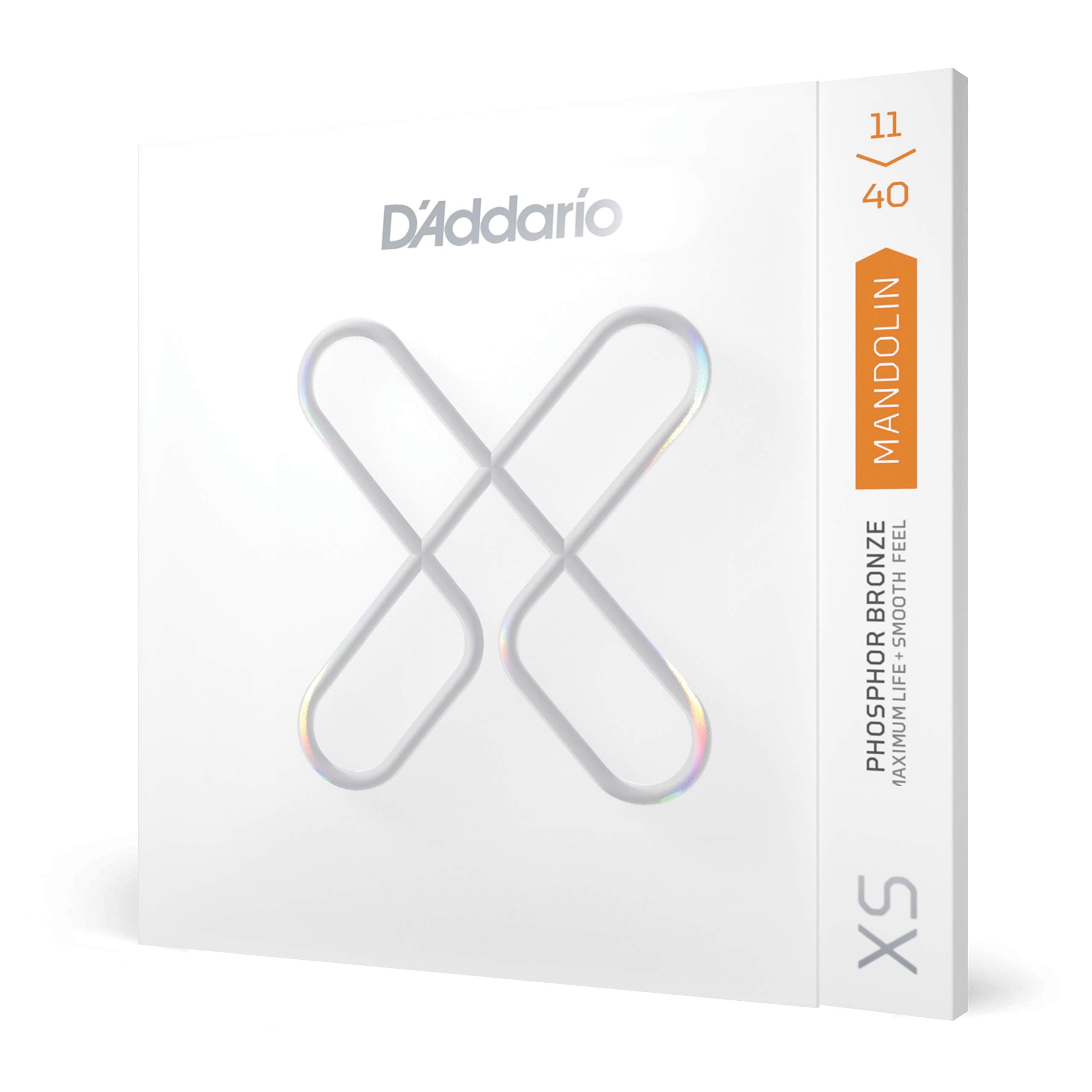 D'Addario XS Mandolin Strings, Phosphor Bronze, Medium, 11-40