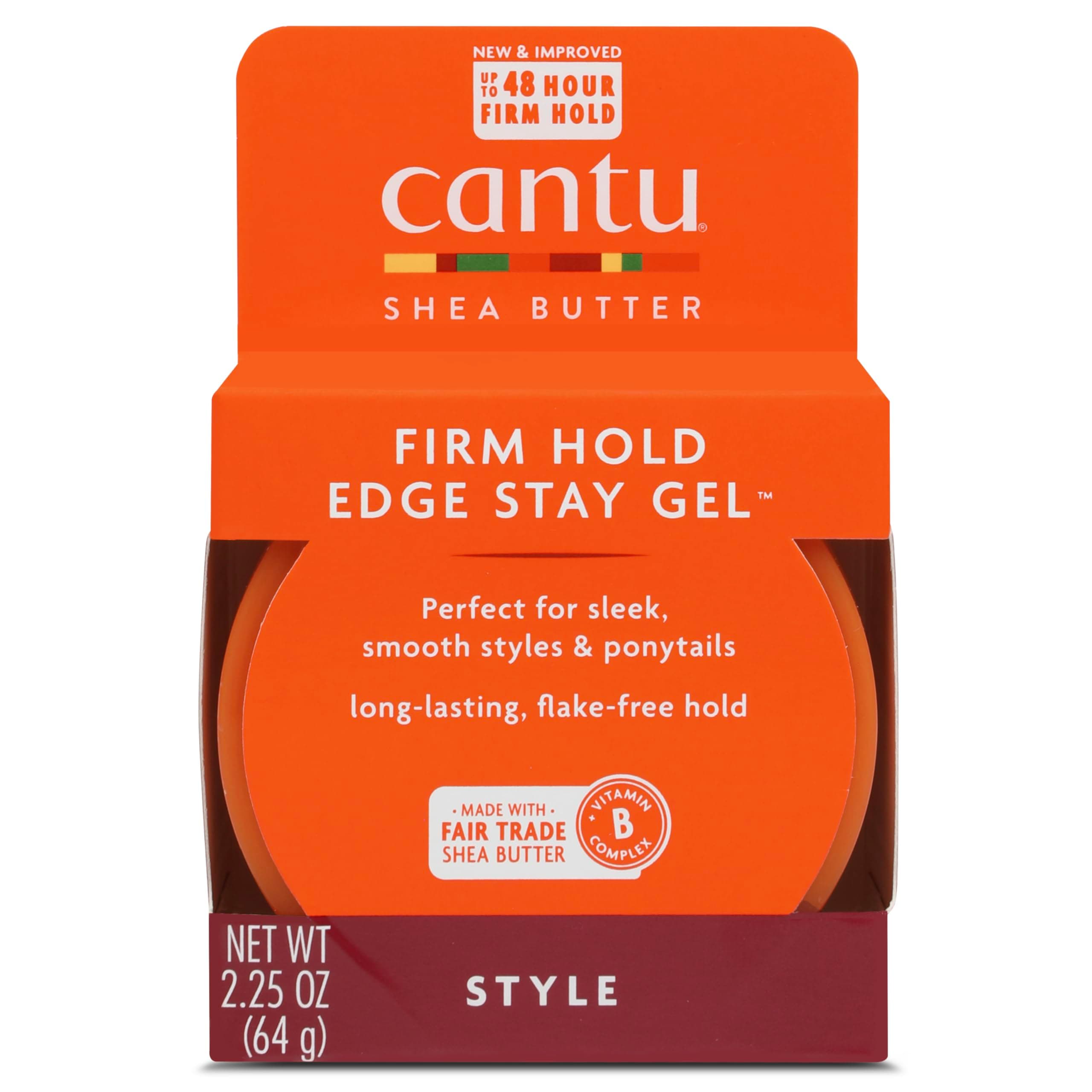 CANTU Extra Hold Edge Stay Gel, 65 ml