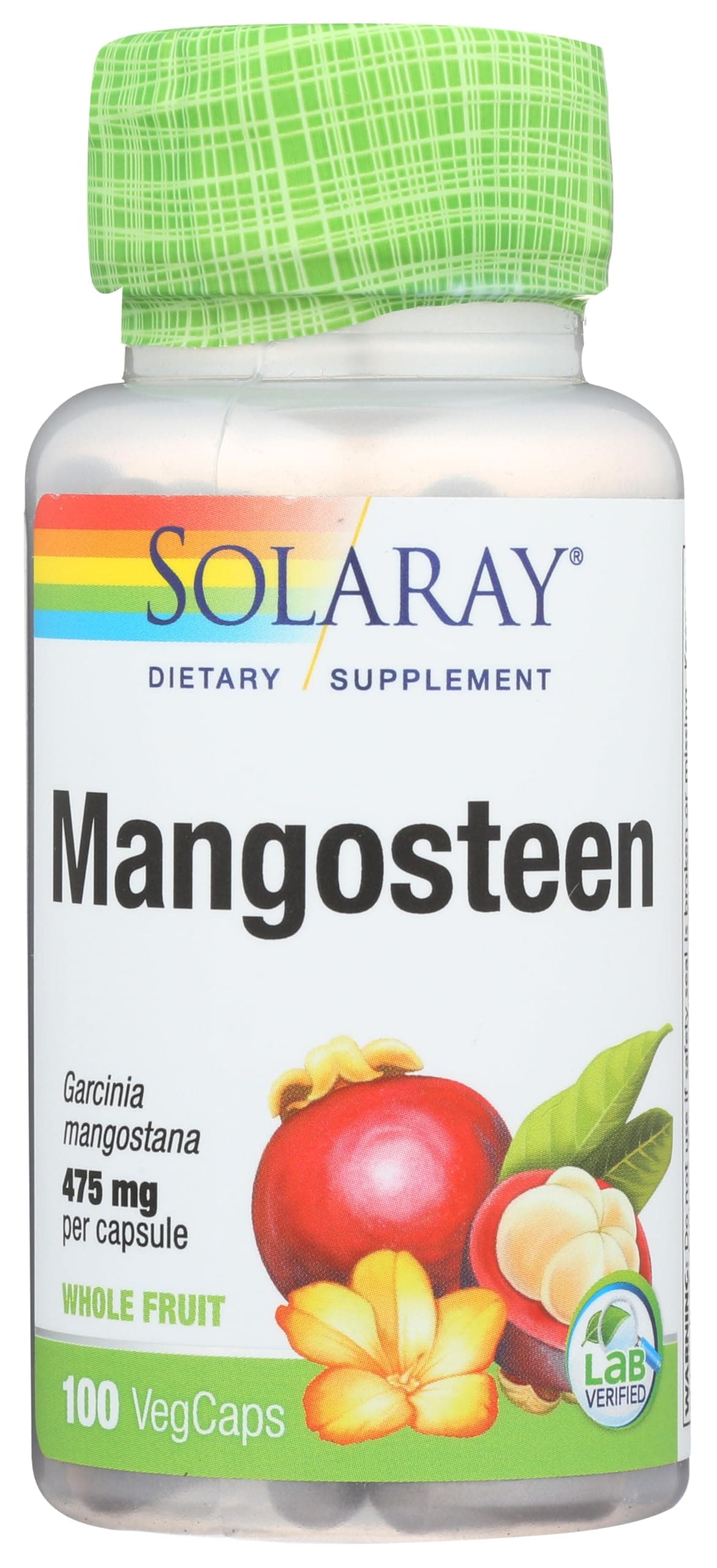 Solaray Mangosteen, 475 mg, 100 Caps