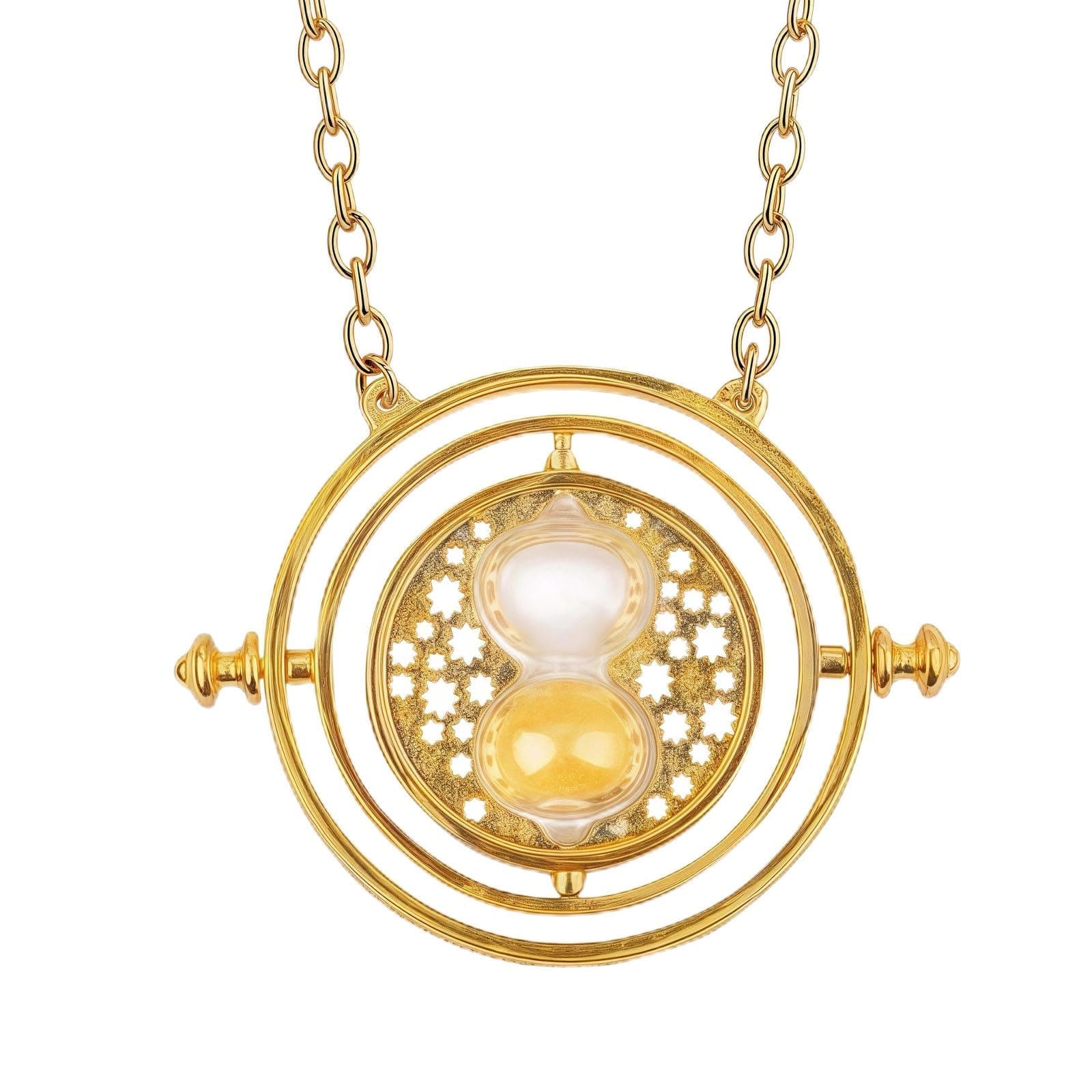 Fianoeir 1PCS Aesthetic Accessories, Time Converter Hourglass Necklace, Morse Code Anime Necklace, Girl Fashion Pendant Metal Chain