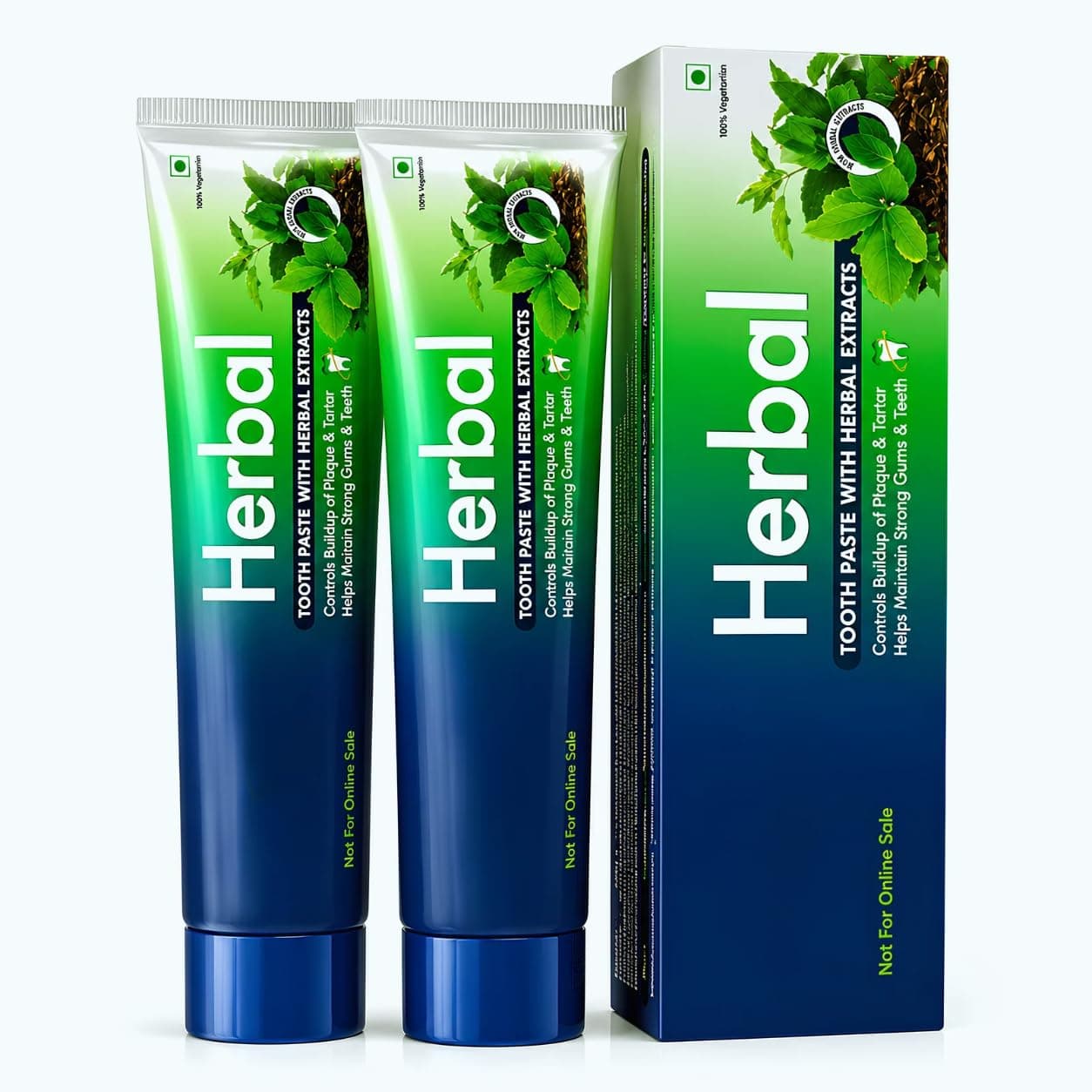 Health Hand Herbal ToothPaste Oral Care With Herbal Extracts 150 Gm -2 Pieces