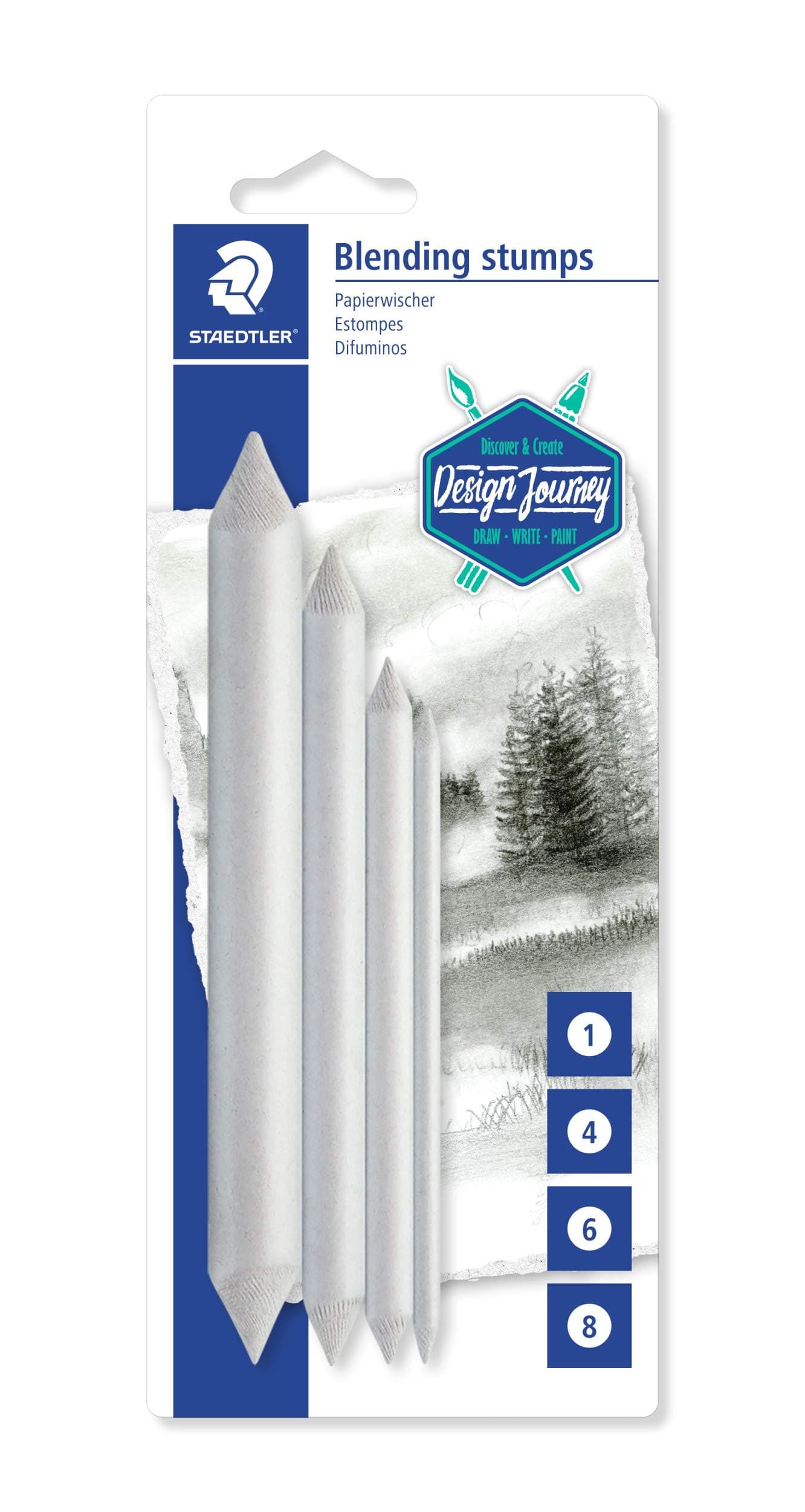 STAEDTLER Mars 4 Paper Stumps No. 1/4/6/8