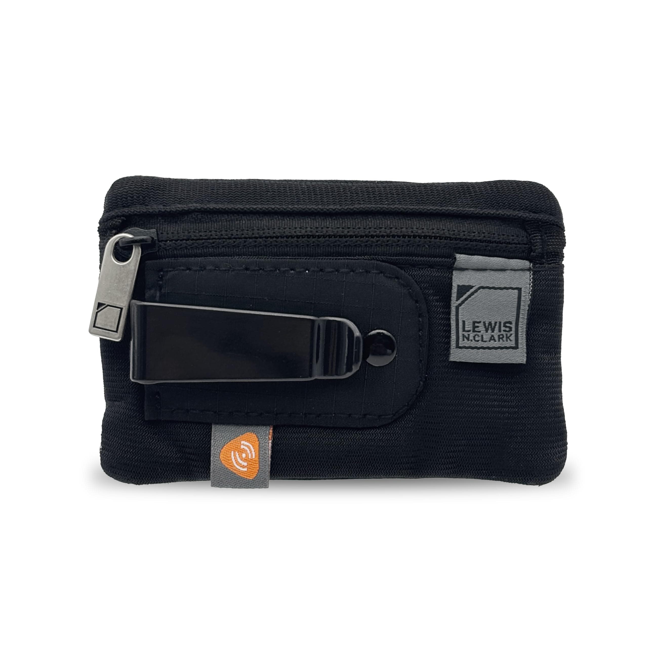 Lewis N. Clark RFID-Blocking Hidden Clip Stash Travel Belt Wallet, Black, One Size