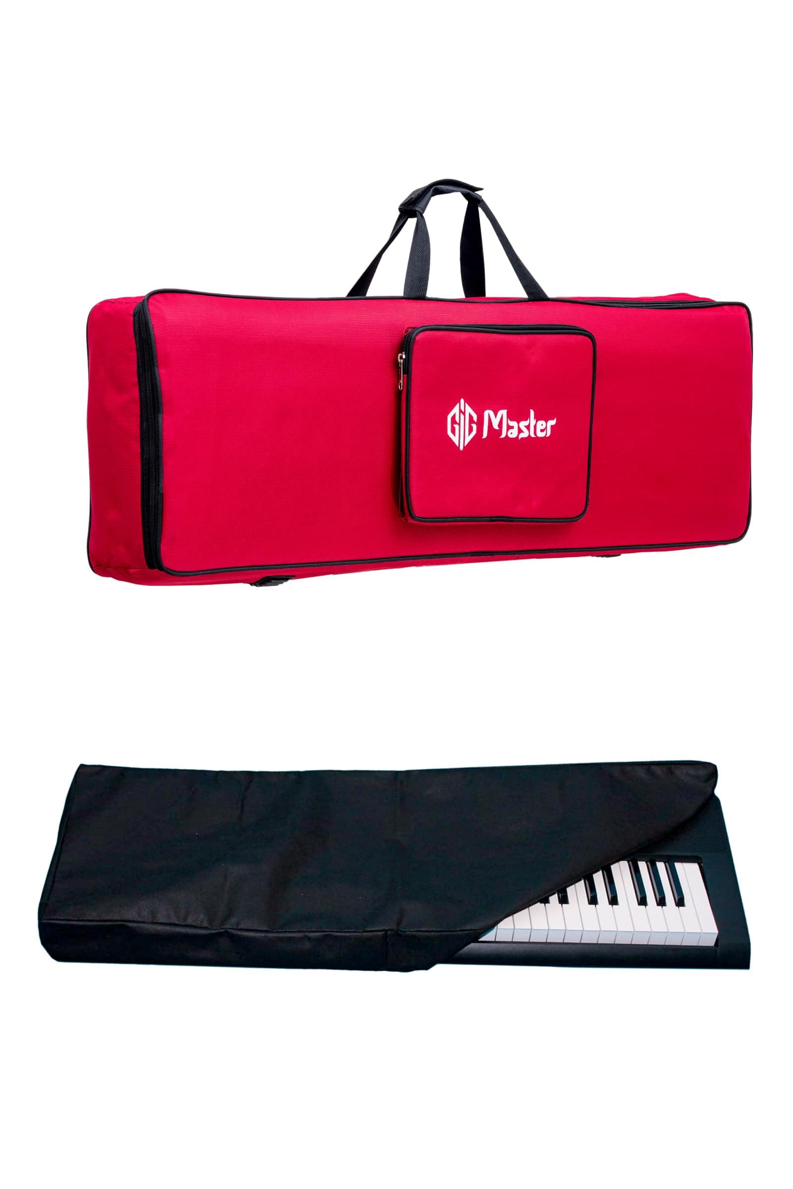 GIG Master Keyboard Bag/Case/Cover For Casio CTK-240, CTK-245, 49 Keys Heavy Padded Light Weight Gig Bag with Front Pocket & Dust Cover (Maroon)