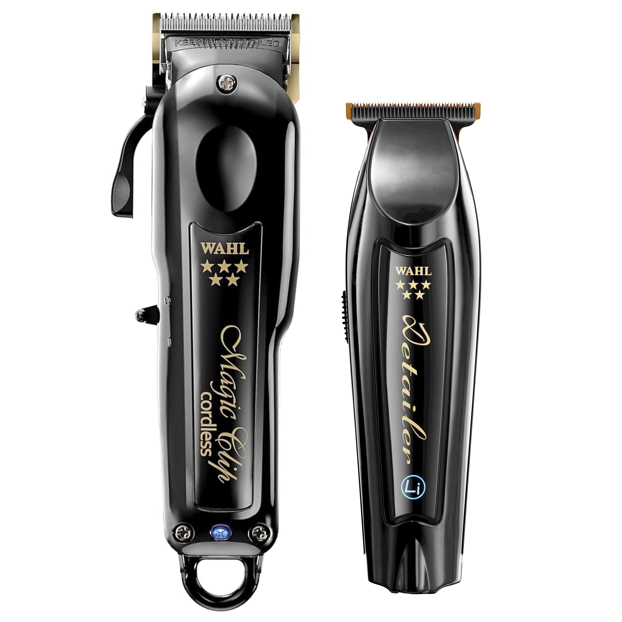 Wahl Professional Men | 5-Star Series Cordless Barber Combo | Includes 5-Star Black Magic Clip & 5-Star Black Detailer Li