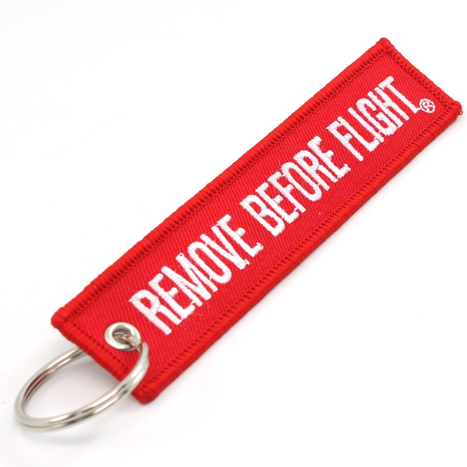 Remove Before Flight Keychain - Red/White 1pc by Rotary13B1