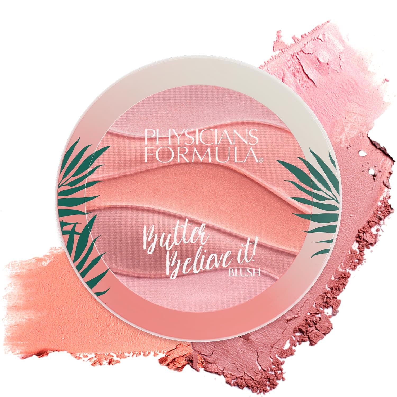 Physicians Formula Butter Believe It Blush Makeup Powder, Creamy Nourishing Murumuru Butter, Made For Sensitive Skin, Pink Blush Sands