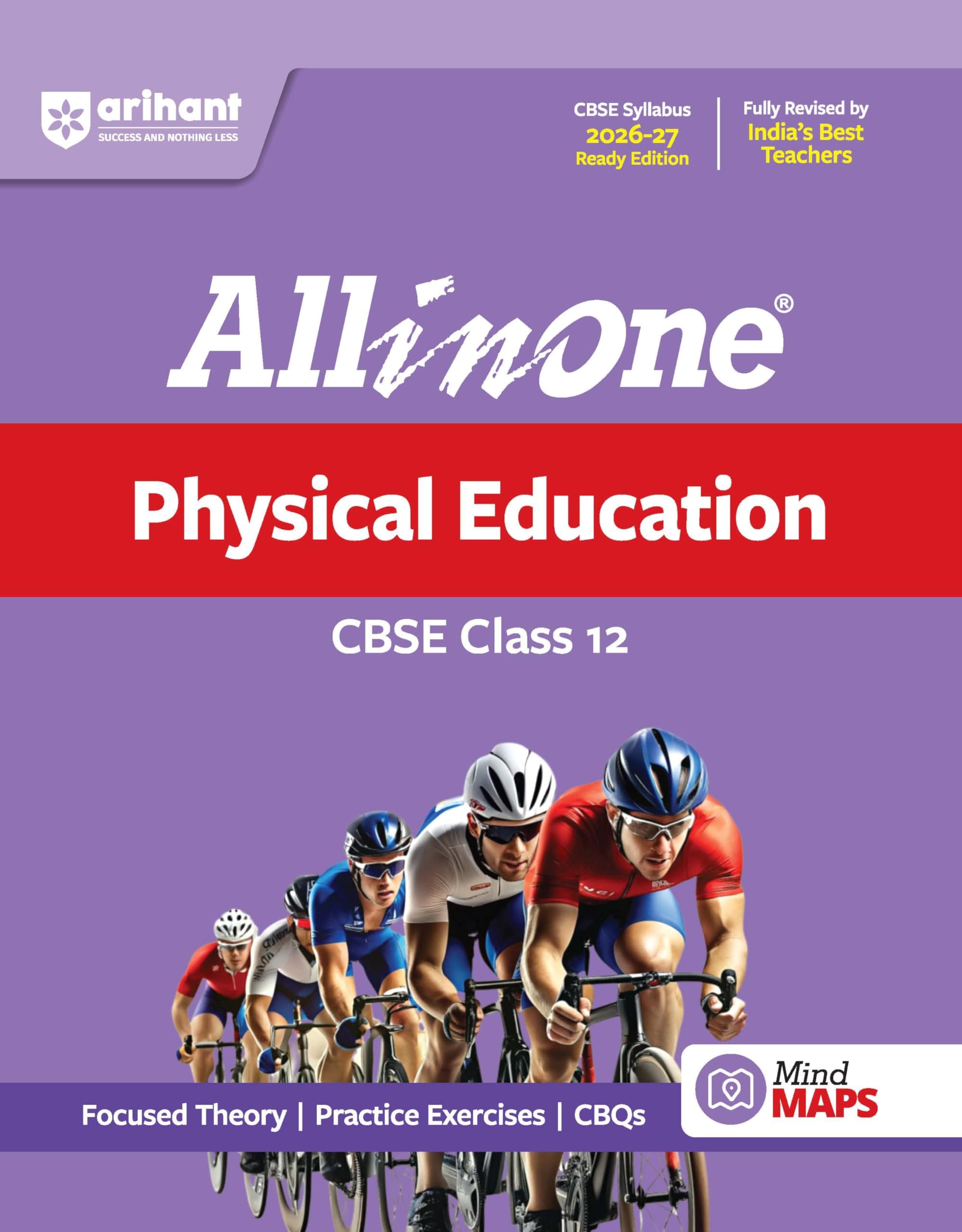 Arihant All in One Physical Education 12 for CBSE Exam 2026-27 | NCERT Based Complete Theory, Practice Exercises, CBQs, A-R, Sample Papers & Mind Maps | Revised Edition as per Latest Syllabus