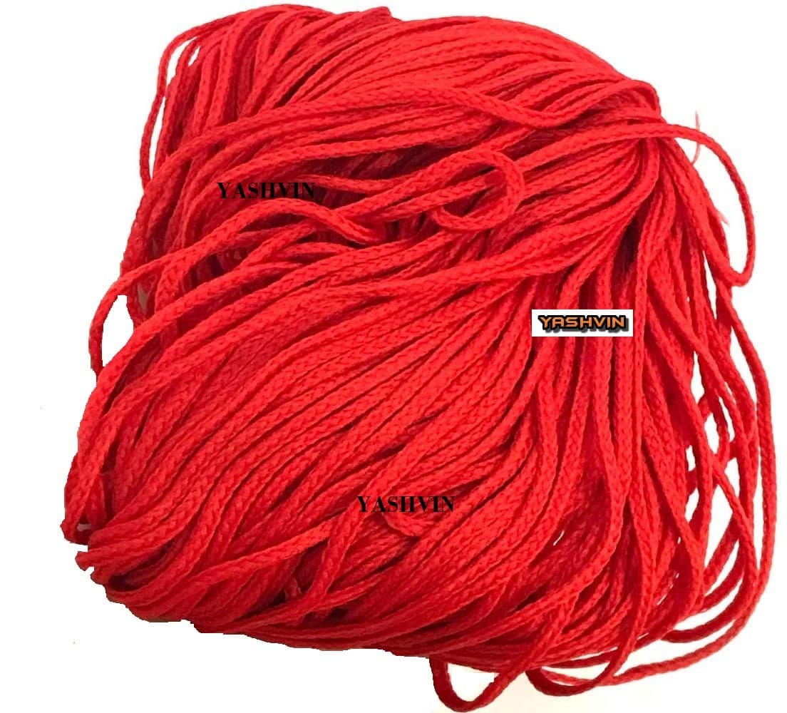 Balaji e Retail® Lal Dhaga 100% Religious Nazar Suraksha Dhaga || Protection for Babies Men and Women || 20 Meter || Laal Dora || Red Dhaga-BJRS47