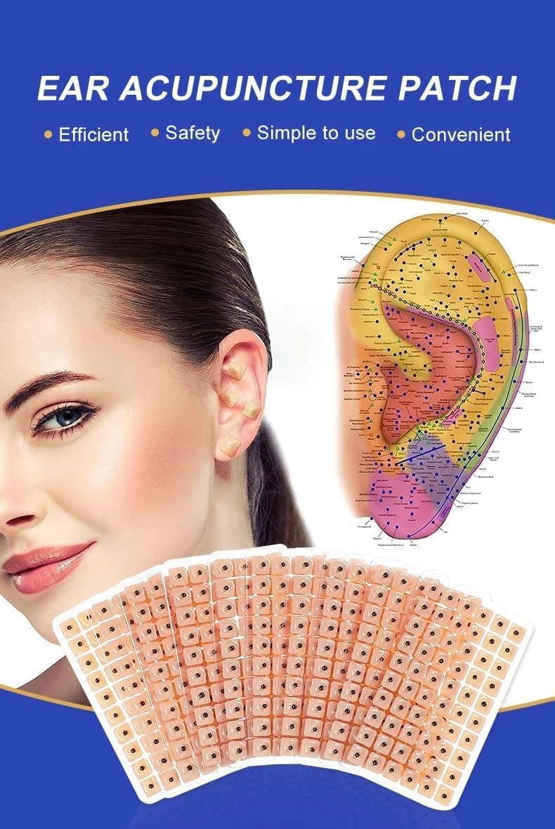 Mr.HSD 600 Pieces/Box Acupuncture Vaccaria Ear Seeds Disposable Ear Press Seeds Multi-condition Ear Seed Acupressure Kit