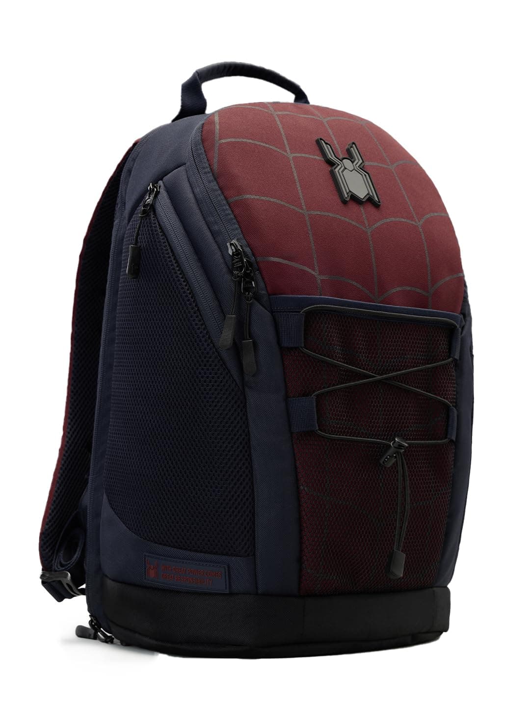 The Souled Store Spider-Man Classic Suit 24L Laptop Backpack for Men Women | Marvel Superhero School Travel Casual Daypack with Laptop Compartment Stylish Streetwear Bag