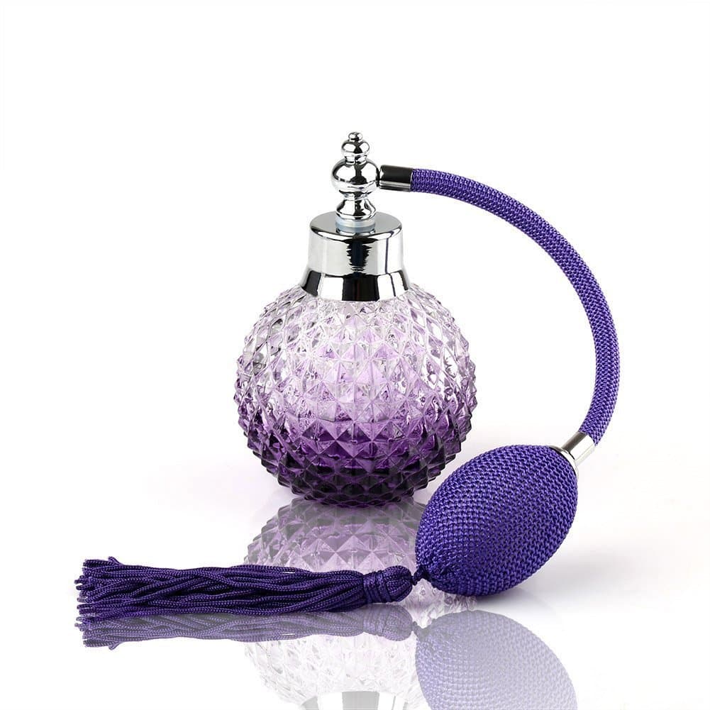 Yueton 100ml Vintage Crystal Style Refillable Perfume Atomizer Spray Bottle
