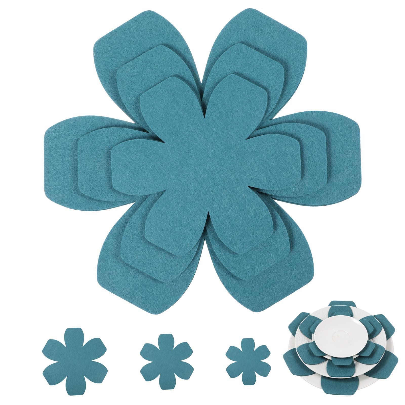 JIYIN Pot and Pan Protectors Set, 6-Pack in 3 Sizes Felt Pan Protectors for Stacking, Non-Slip Felt Pan Cookware Separators Blue Pot Protectors Ideal for Stacking and Protecting Pots and Pans
