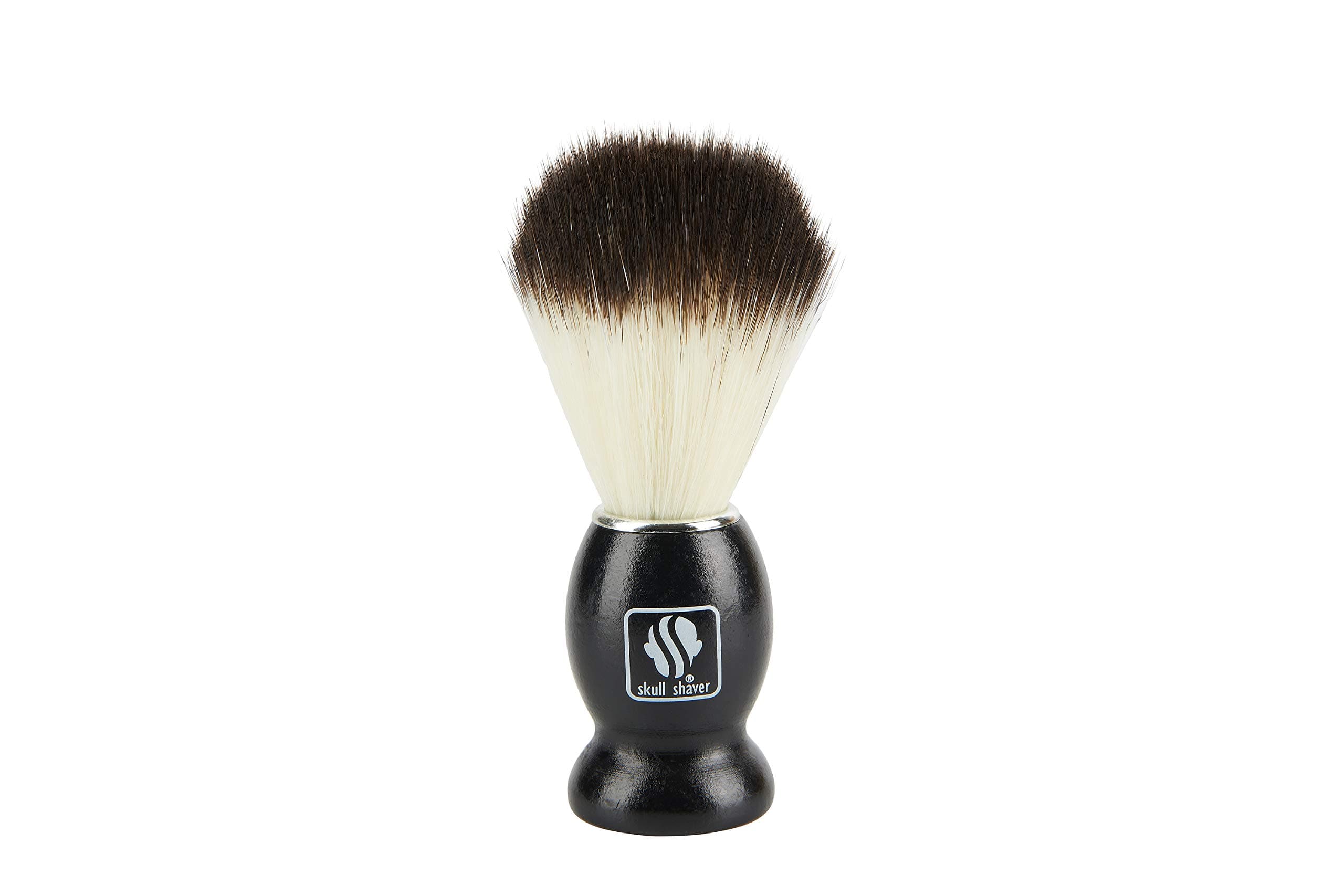 Skull Shaver Premium Shaving Brush For Men, Super Soft Bristles & Ergonomic Design With Brush Holder, Compact & Easy Grip, Ideal For Personal & Professional Salon