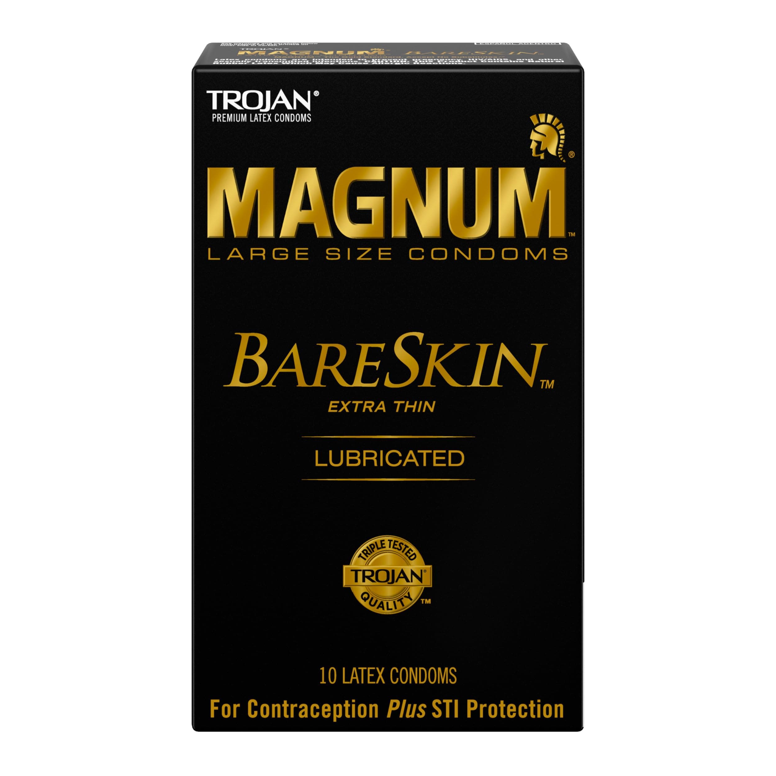 TROJAN Magnum Bareskin 10 Pack Condoms