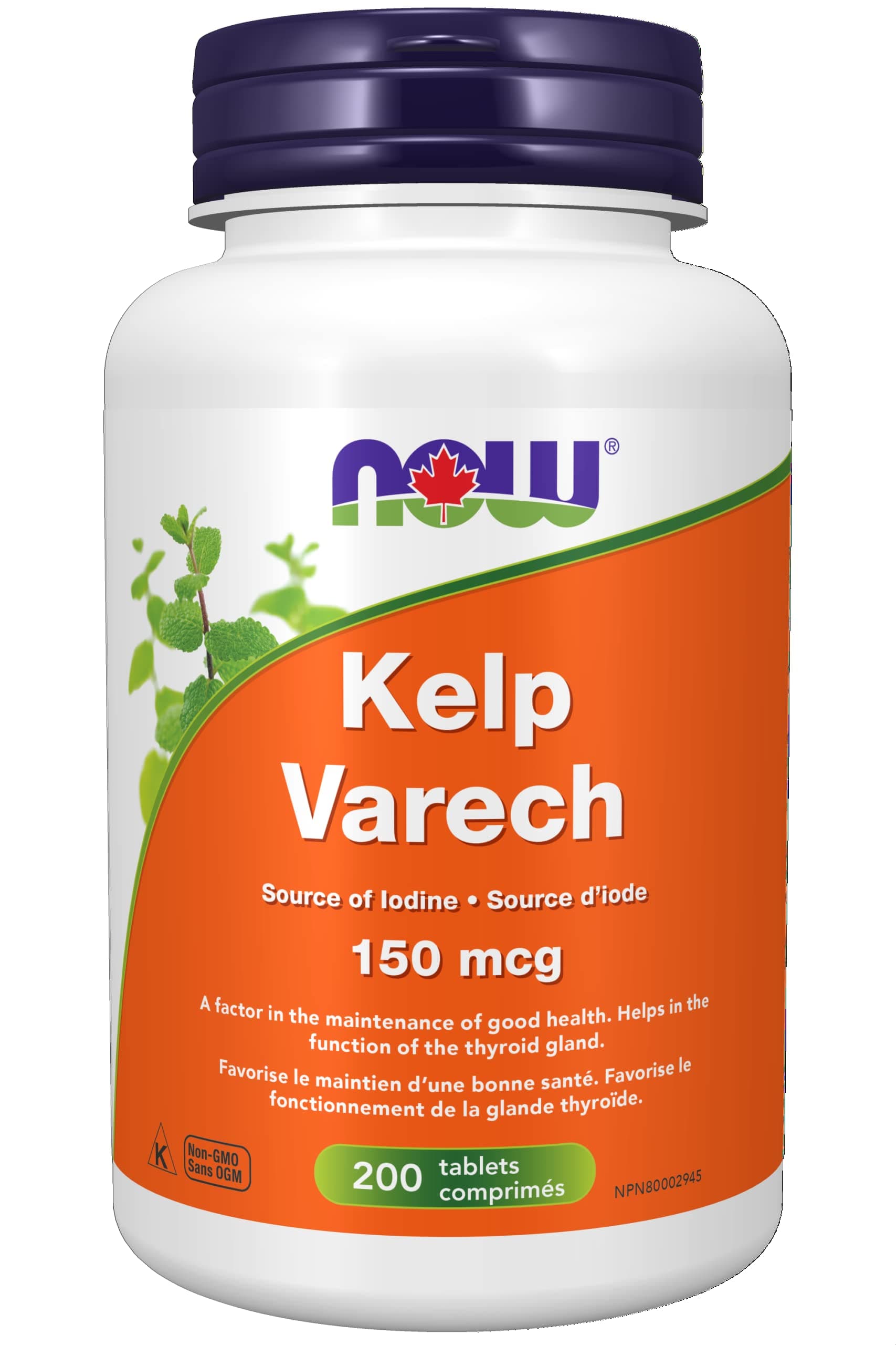 Now Foods Kelp 150Mcg Iodine 200Tab
