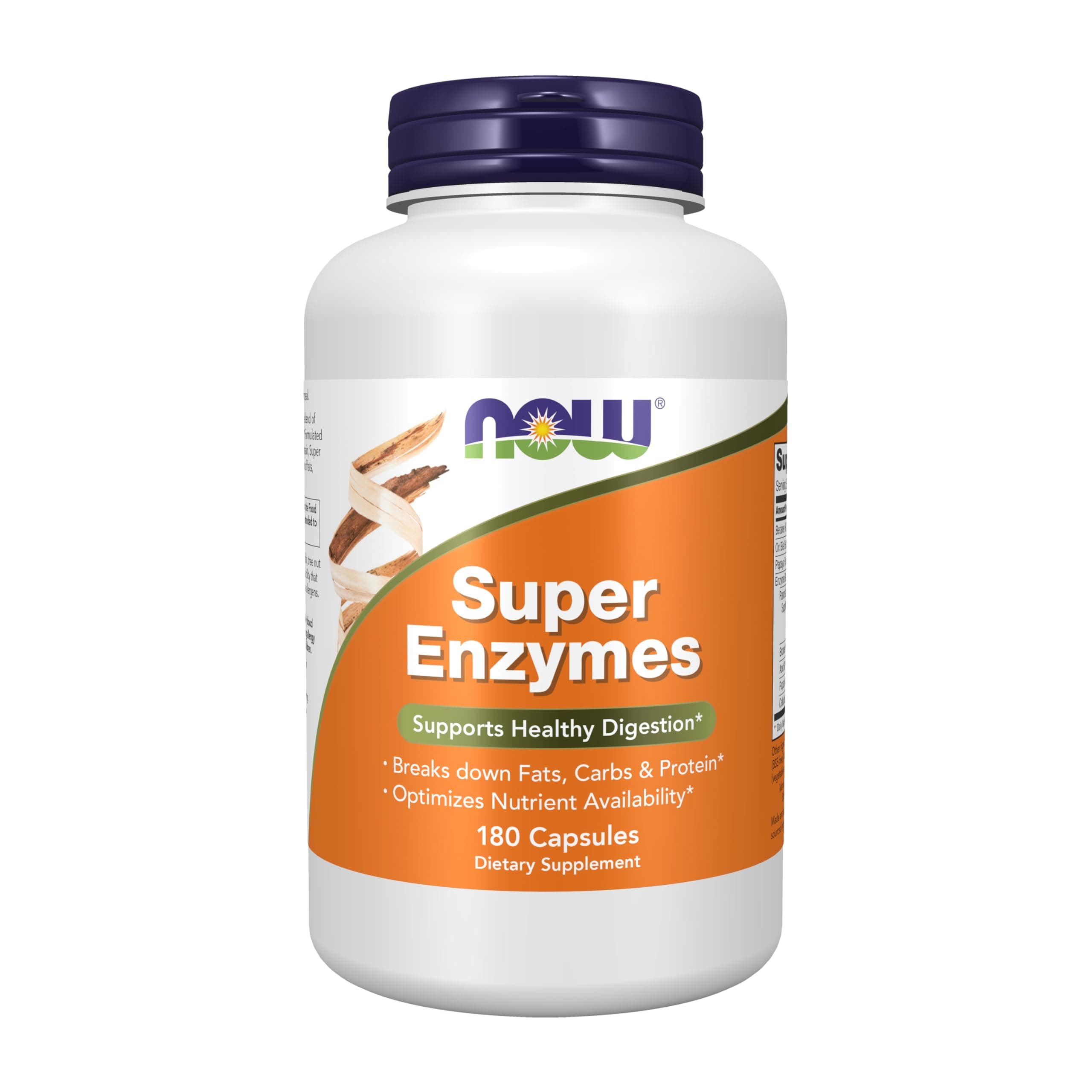 Now Foods, Super Enzymes, 180 Capsules