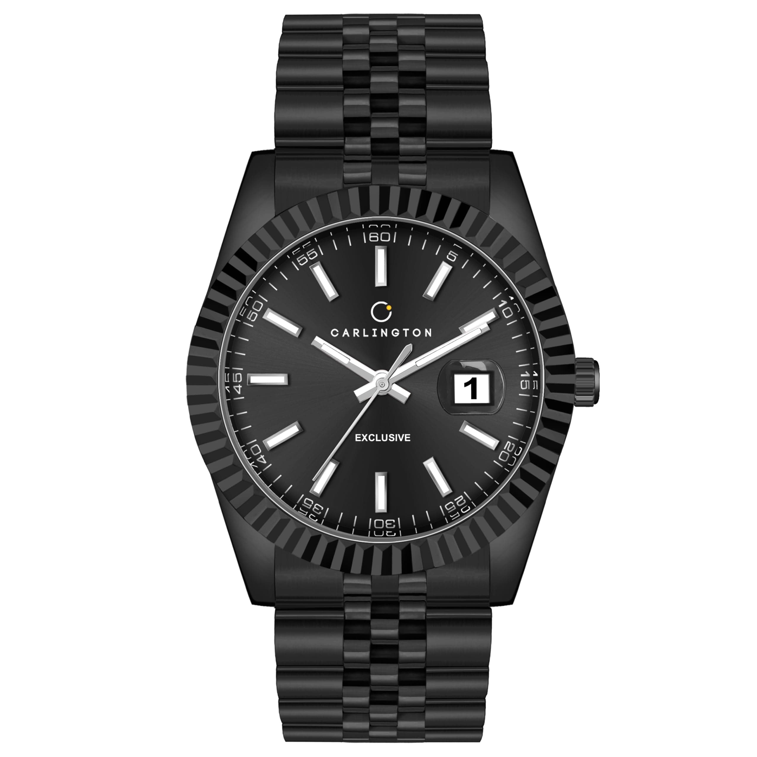 Carlington Analog Men's Watch with Stainless Steel Chain Strap, Multi-Color Dial Options, Premium Gift Watch for Men – Stylish Casual & Formal Wrist Watch - CT 8811