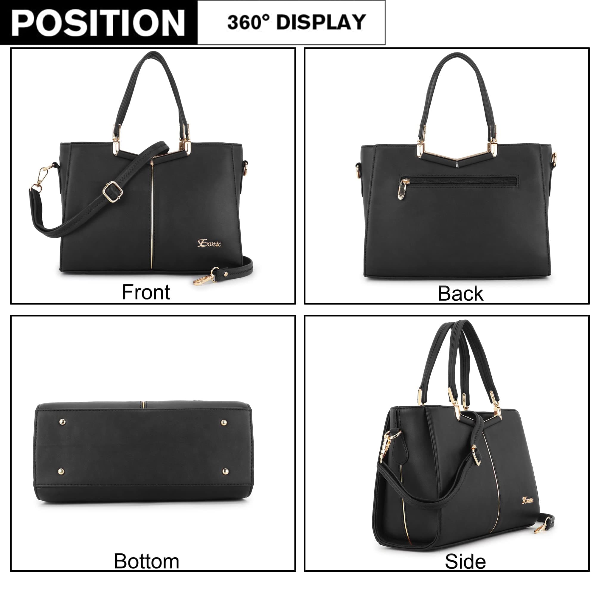 EXOTIC Solid Color Hand and Sling Bag | Fasnable Bag | Shoulder Bag | Crossbody and sling Bag